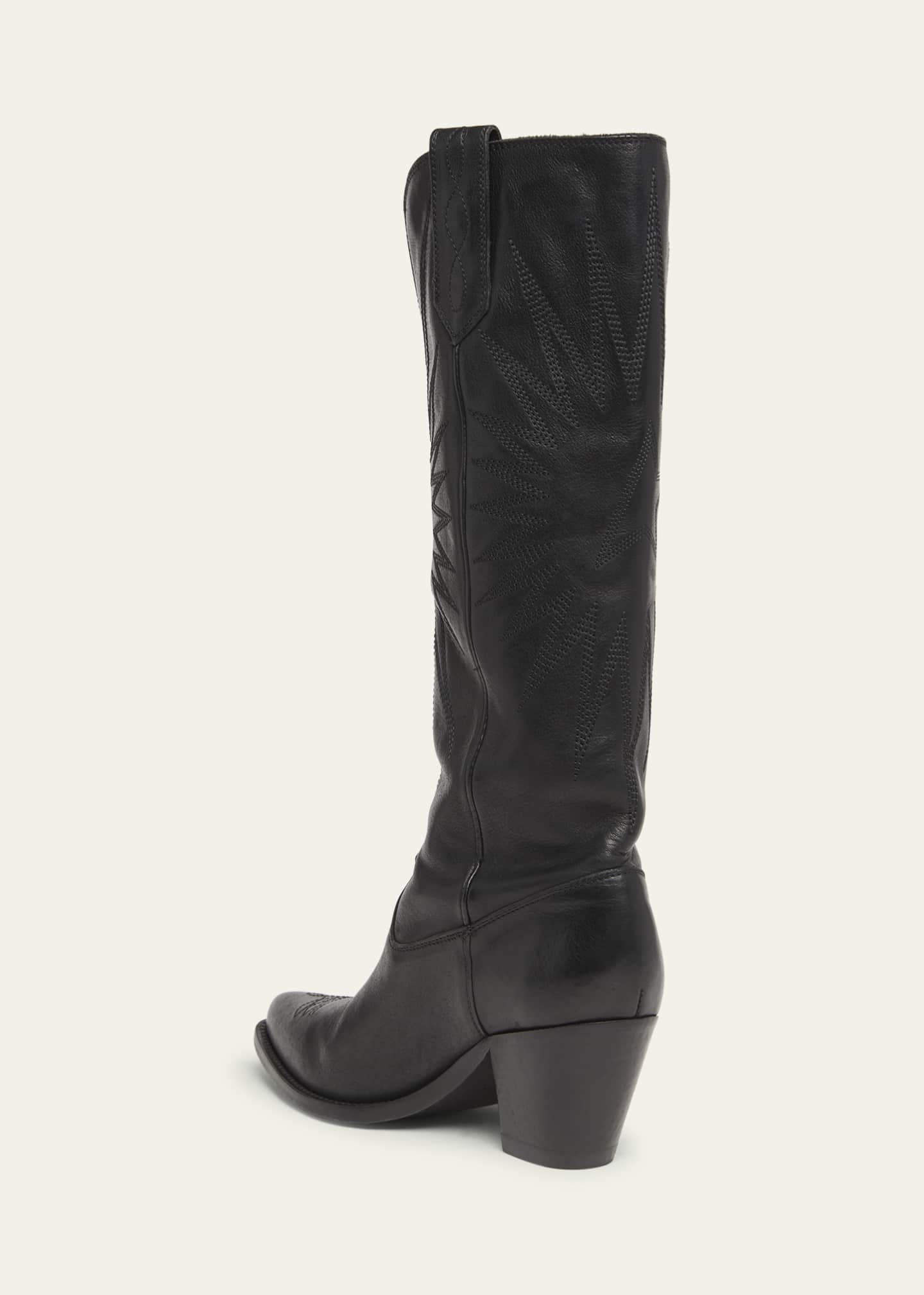 Golden Goose Wish Star Francesca Knee High Cowboy Boots Image 4 of 5