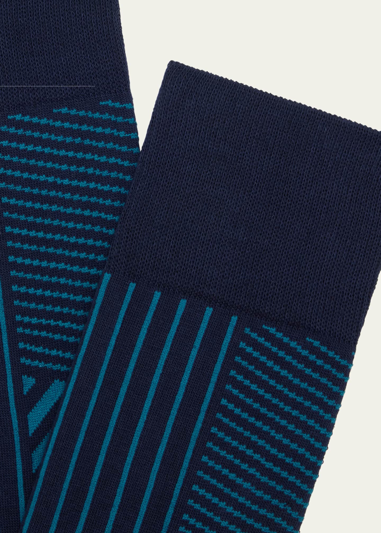 Paul Smith Men's Gordon Stripe Crew Socks Image 2 of 2