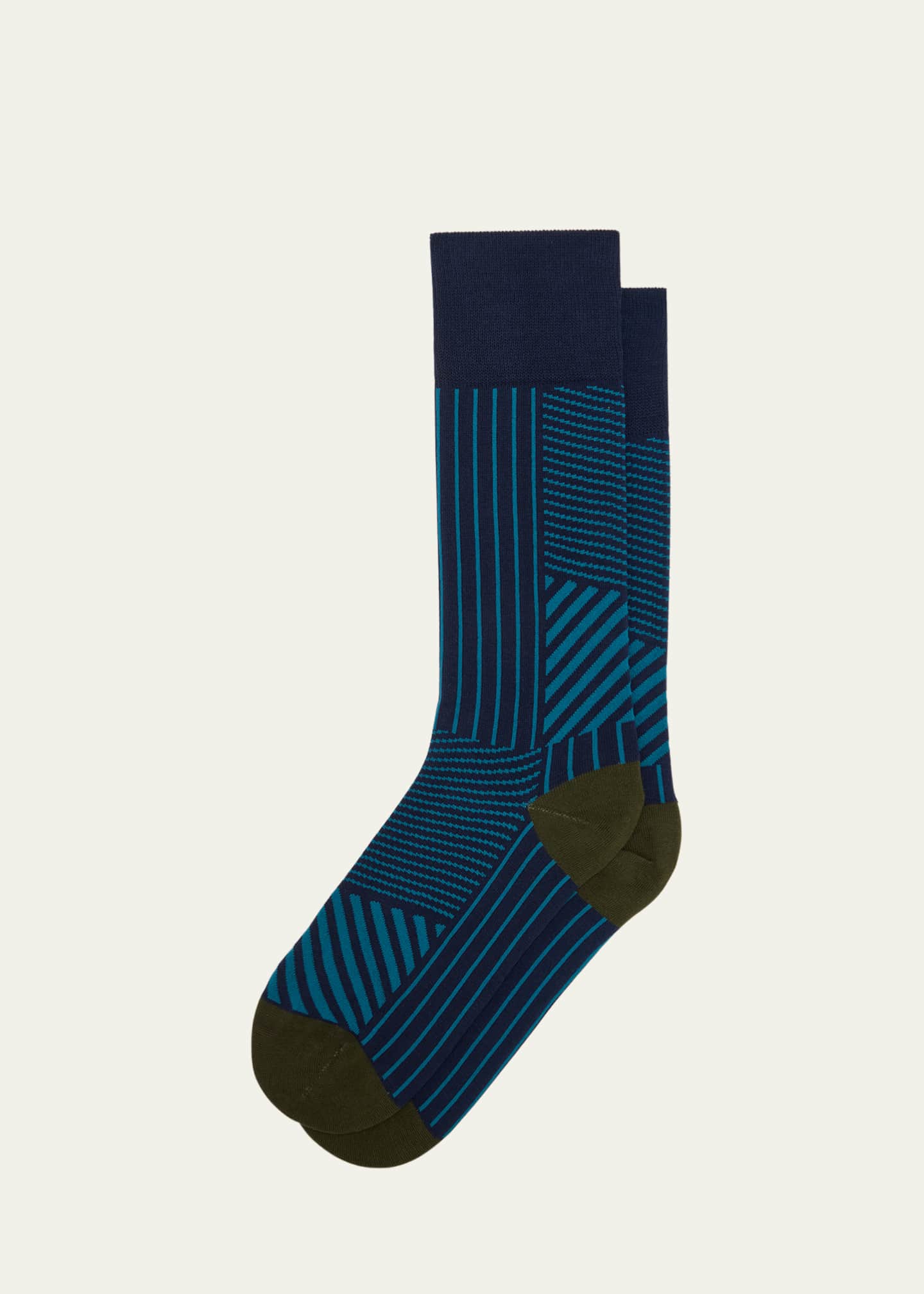 Paul Smith Men's Gordon Stripe Crew Socks Image 1 of 2