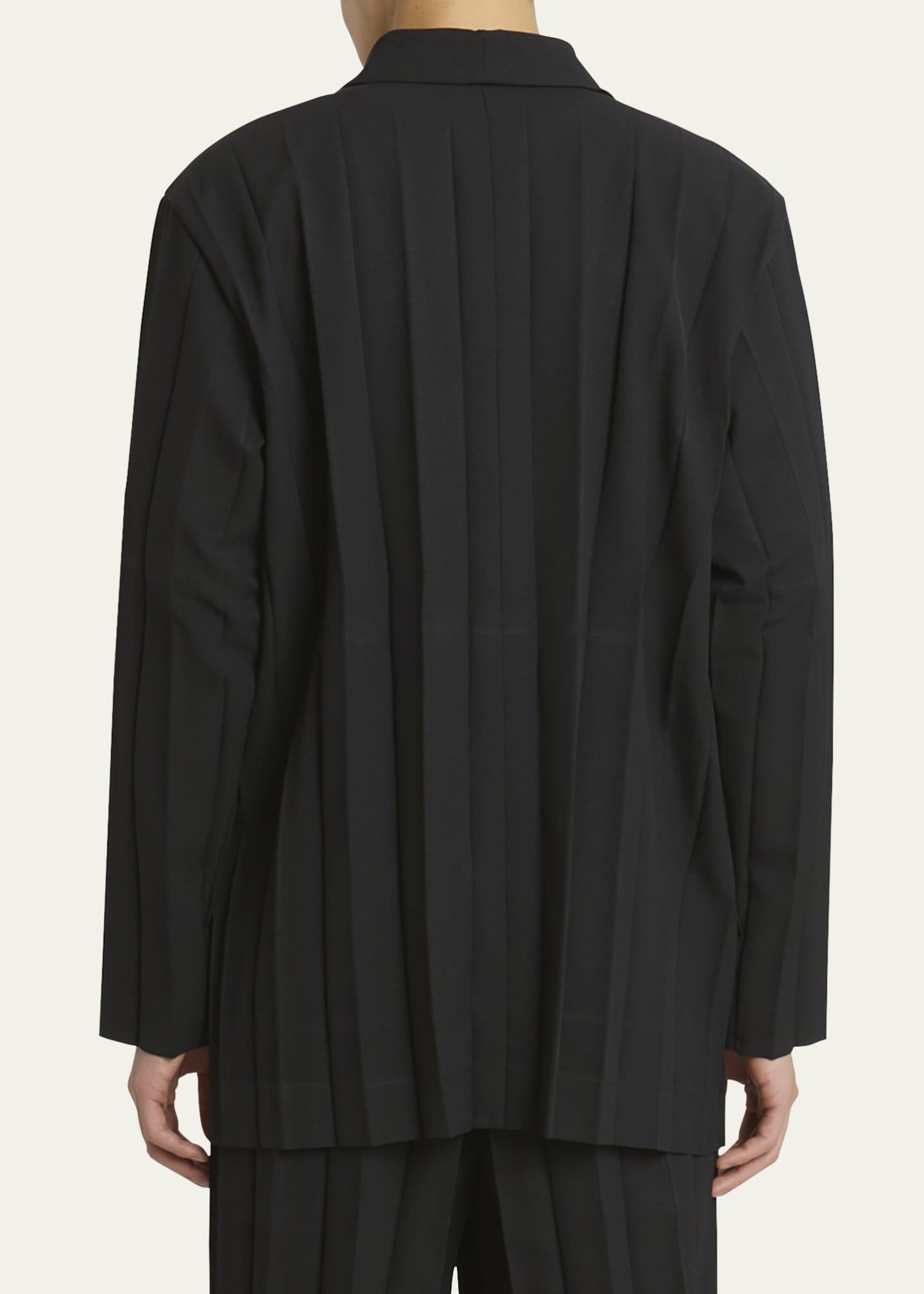 Homme Plisse Issey Miyake Men's Edge Pleated Sport Coat Image 3 of 5