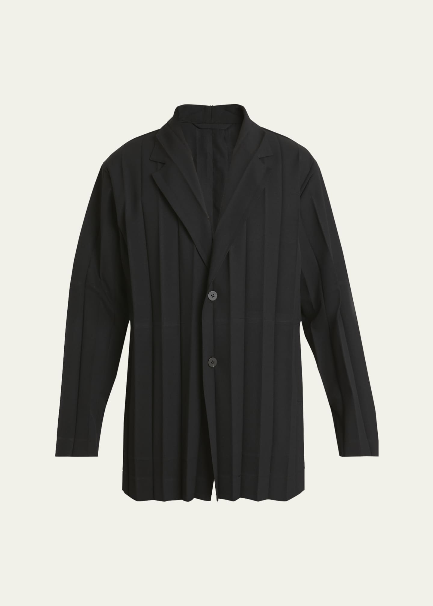 Homme Plisse Issey Miyake Men's Edge Pleated Sport Coat Image 1 of 5
