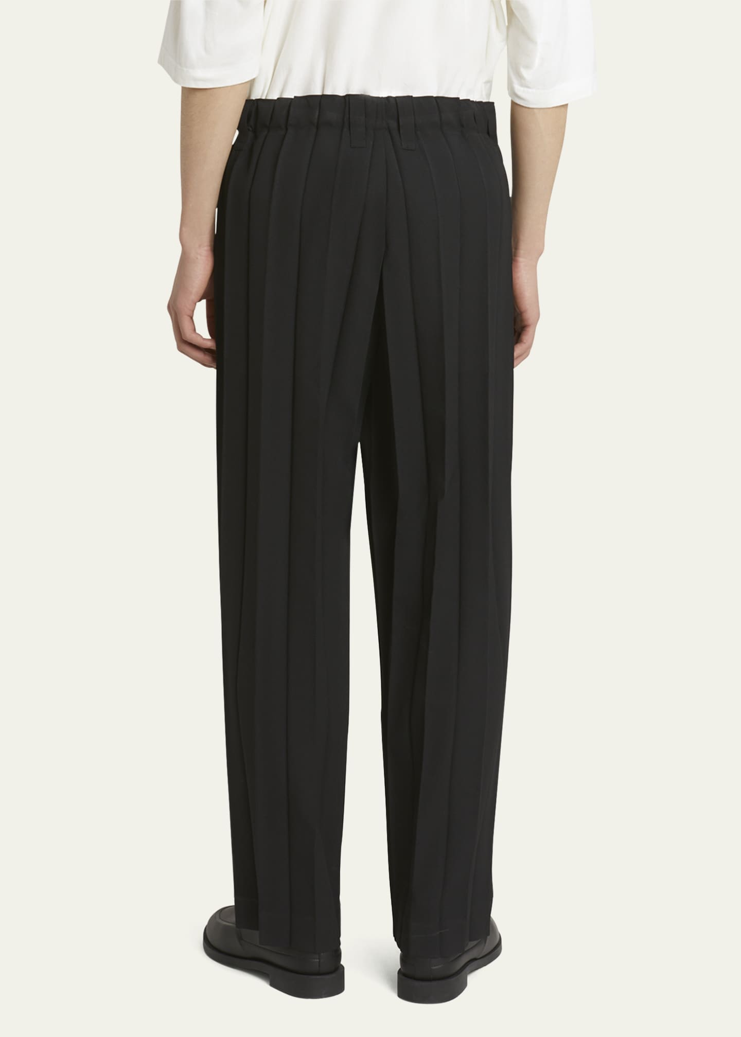 Homme Plisse Issey Miyake Men's Accordion Pleat Trousers