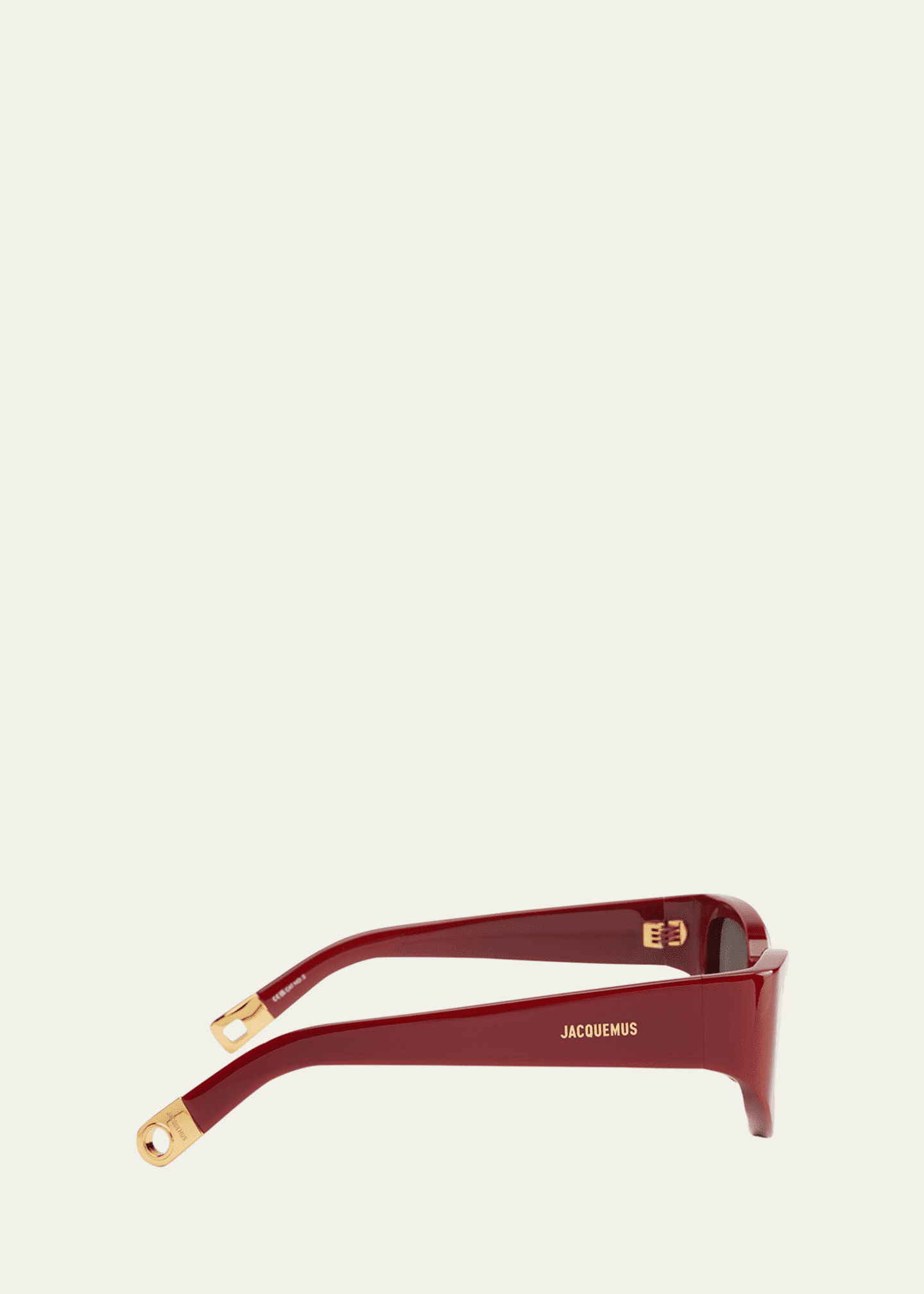 Jacquemus Les Lunettes Gala Acetate Oval Sunglasses Image 2 of 2
