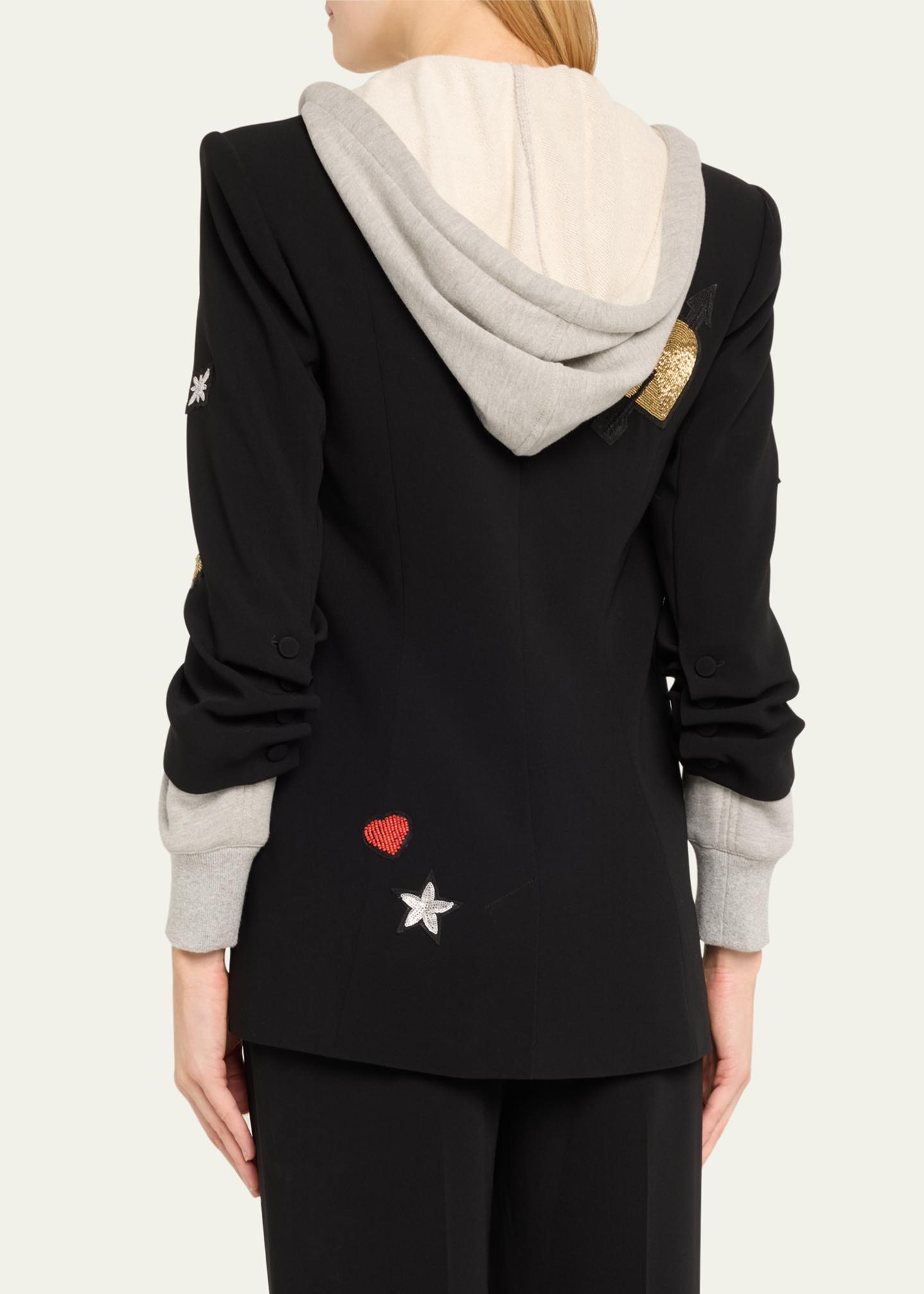 Cinq a Sept Hooded Khloe Jacket