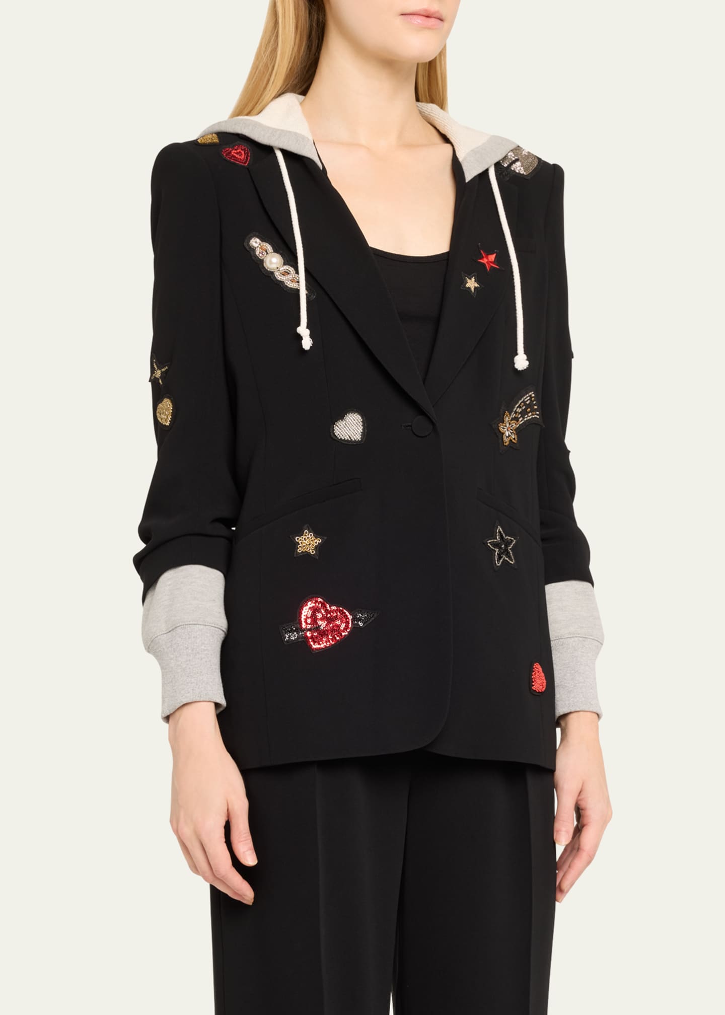 Cinq a Sept Hooded Khloe Jacket - Lilac