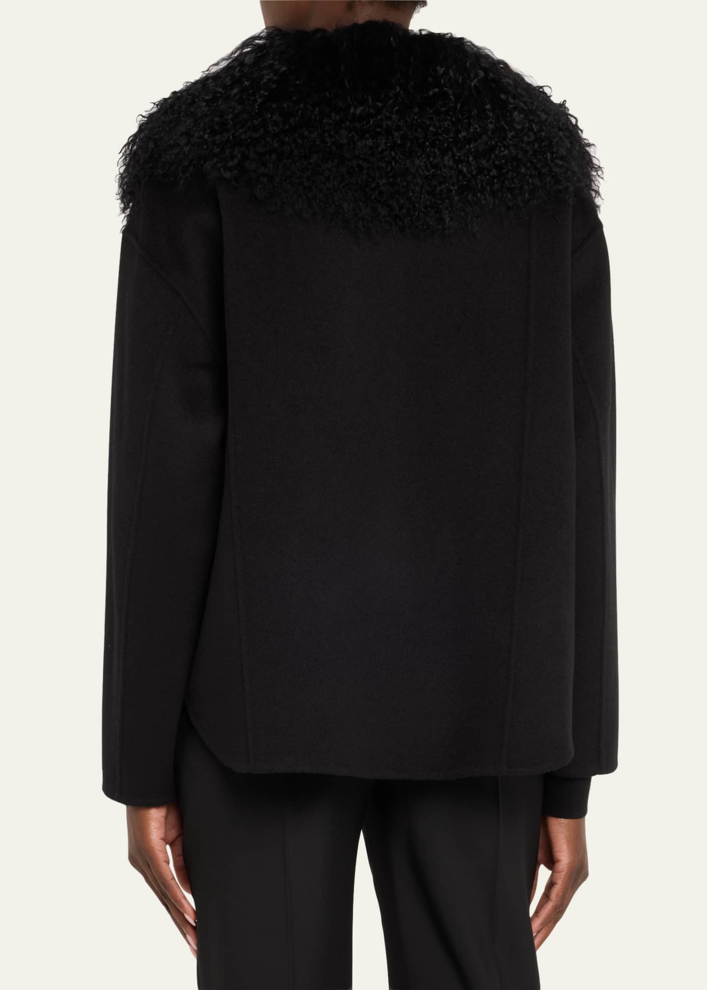 Kobi Halperin Shirley Wool ShearlingCollar Coat Bergdorf Goodman