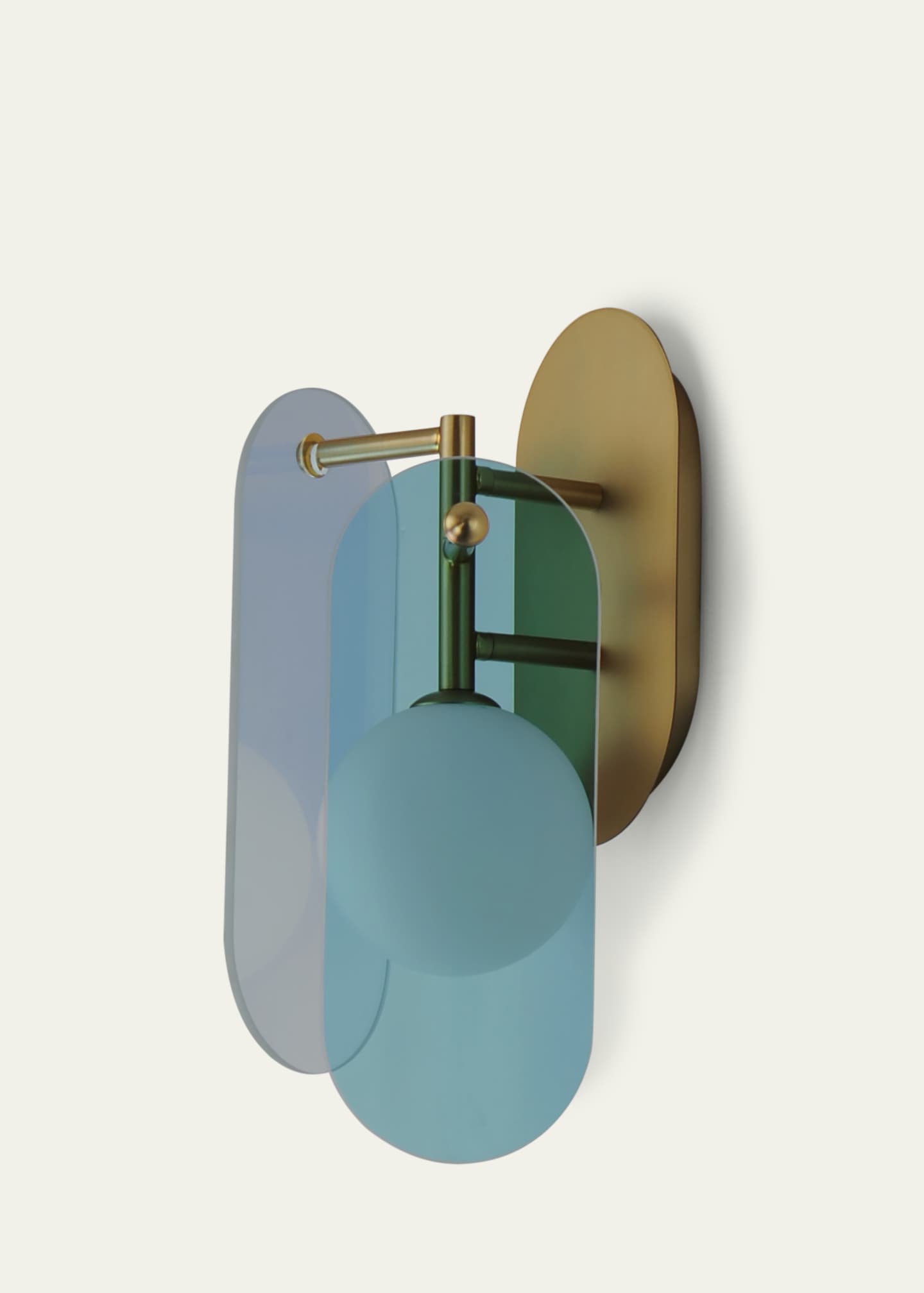 Studio M Megalith Glass 16" Wall Sconce Image 2 of 5