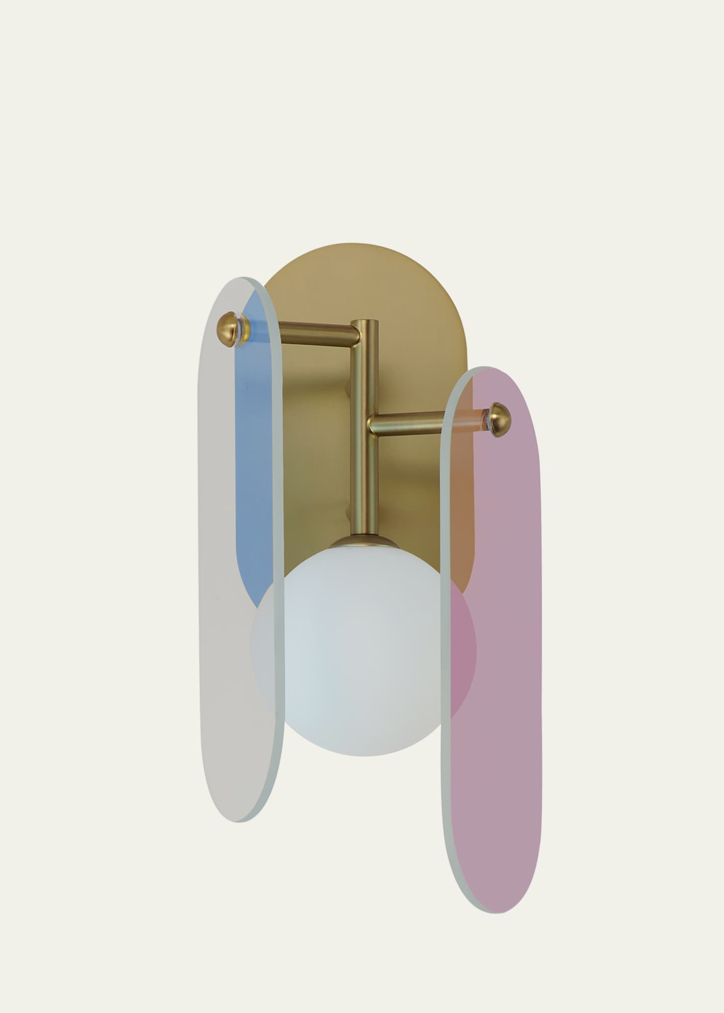 Studio M Megalith Glass 16" Wall Sconce Image 1 of 5