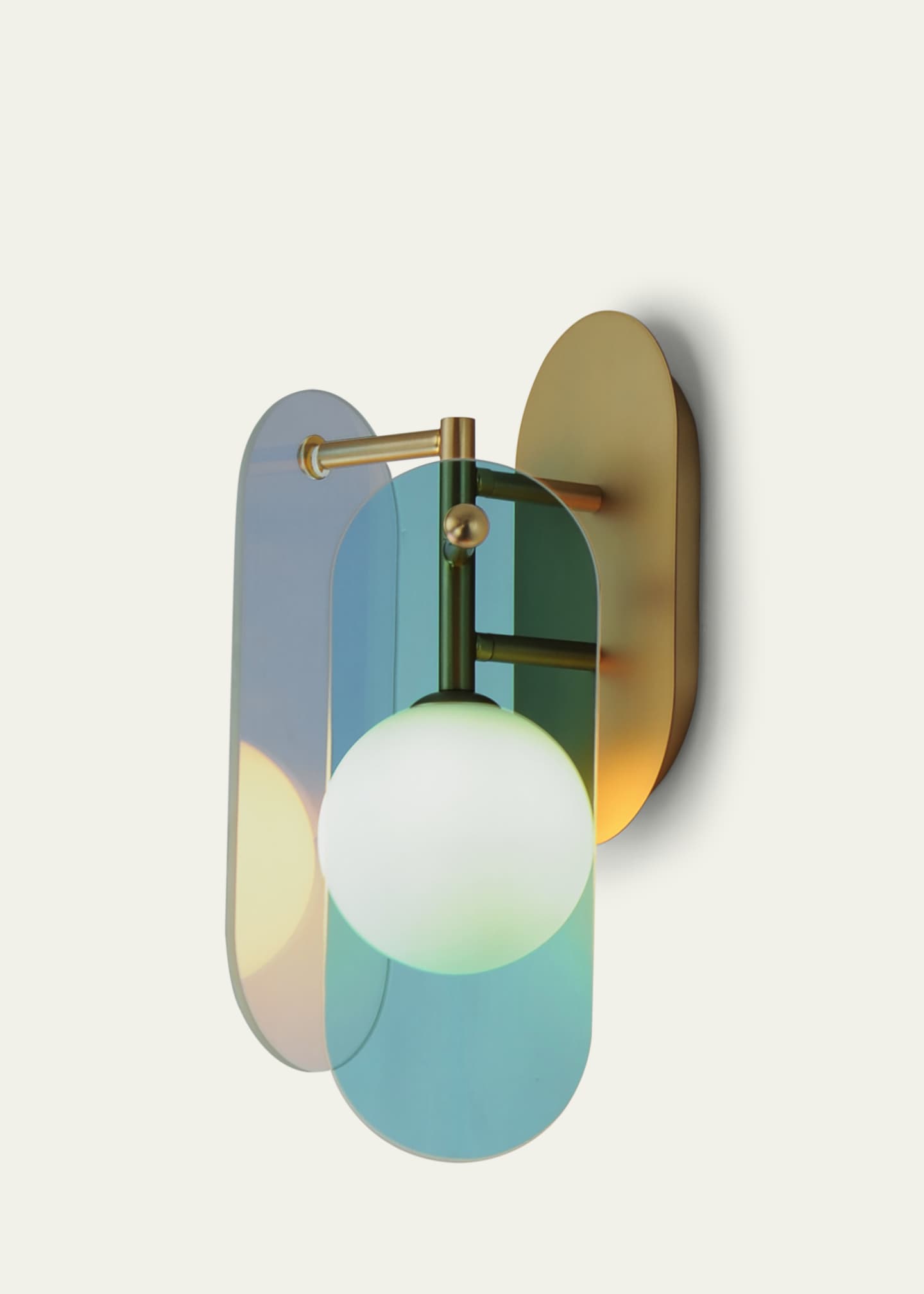 Studio M Megalith Glass 16" Wall Sconce Image 5 of 5