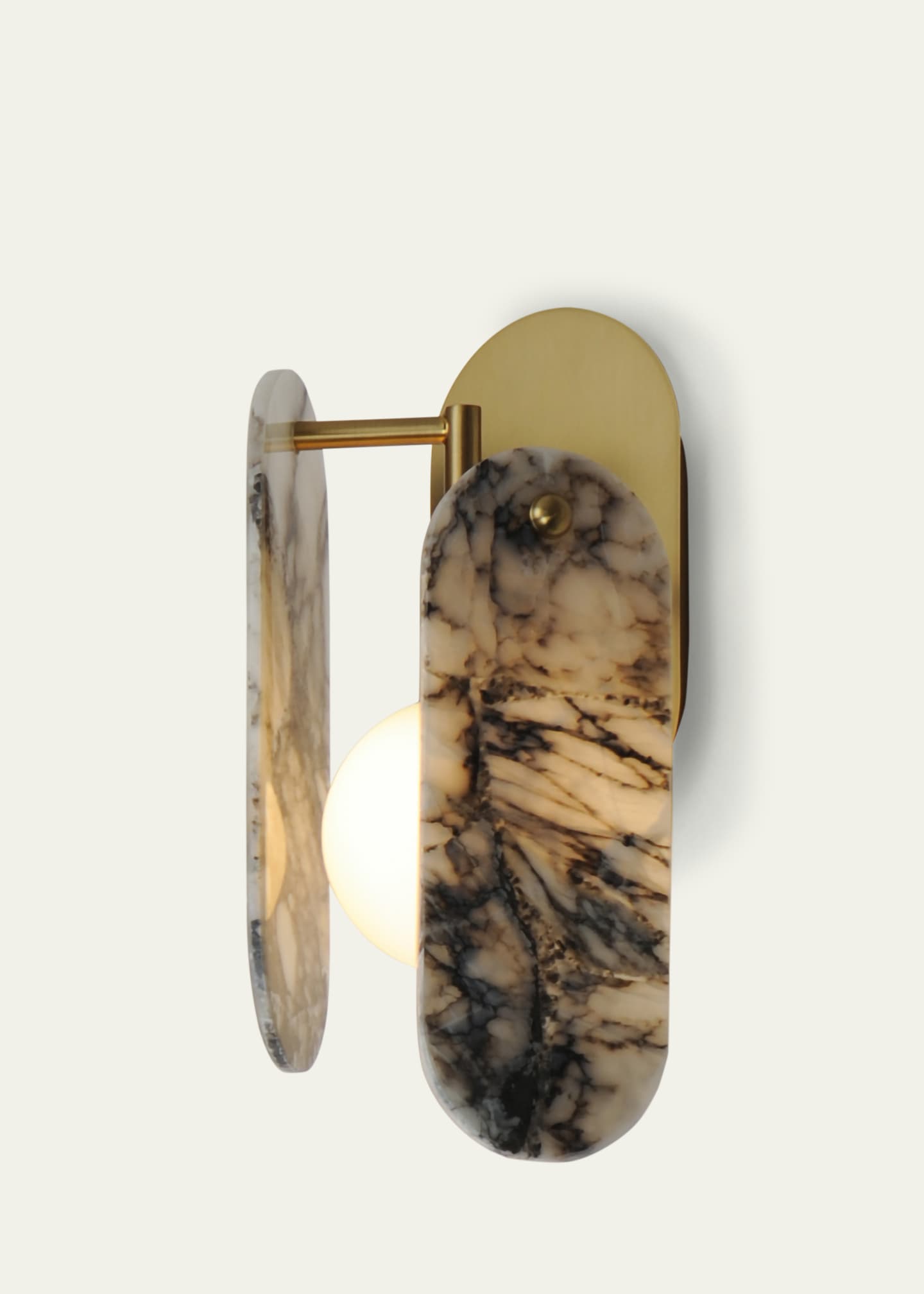 Studio M Megalith Stone Striae Arya Wall Sconce Image 2 of 5