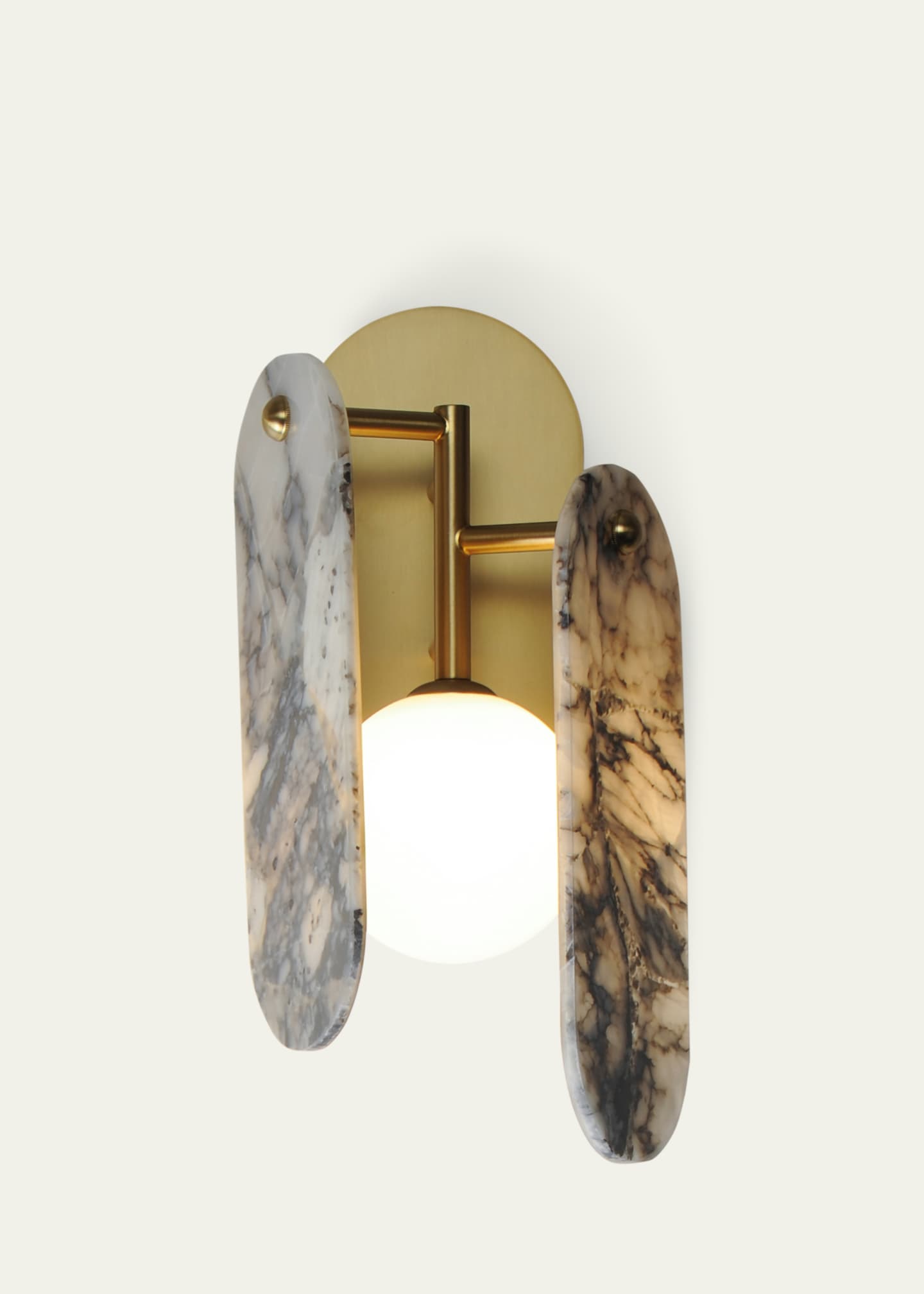 Studio M Megalith Stone Striae Arya Wall Sconce Image 3 of 5