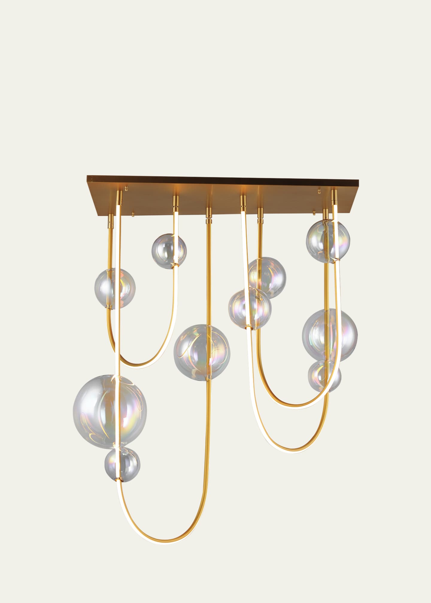 Studio M Dreamer 48" 4-Light Rectilinear LED Chandelier Image 3 of 5