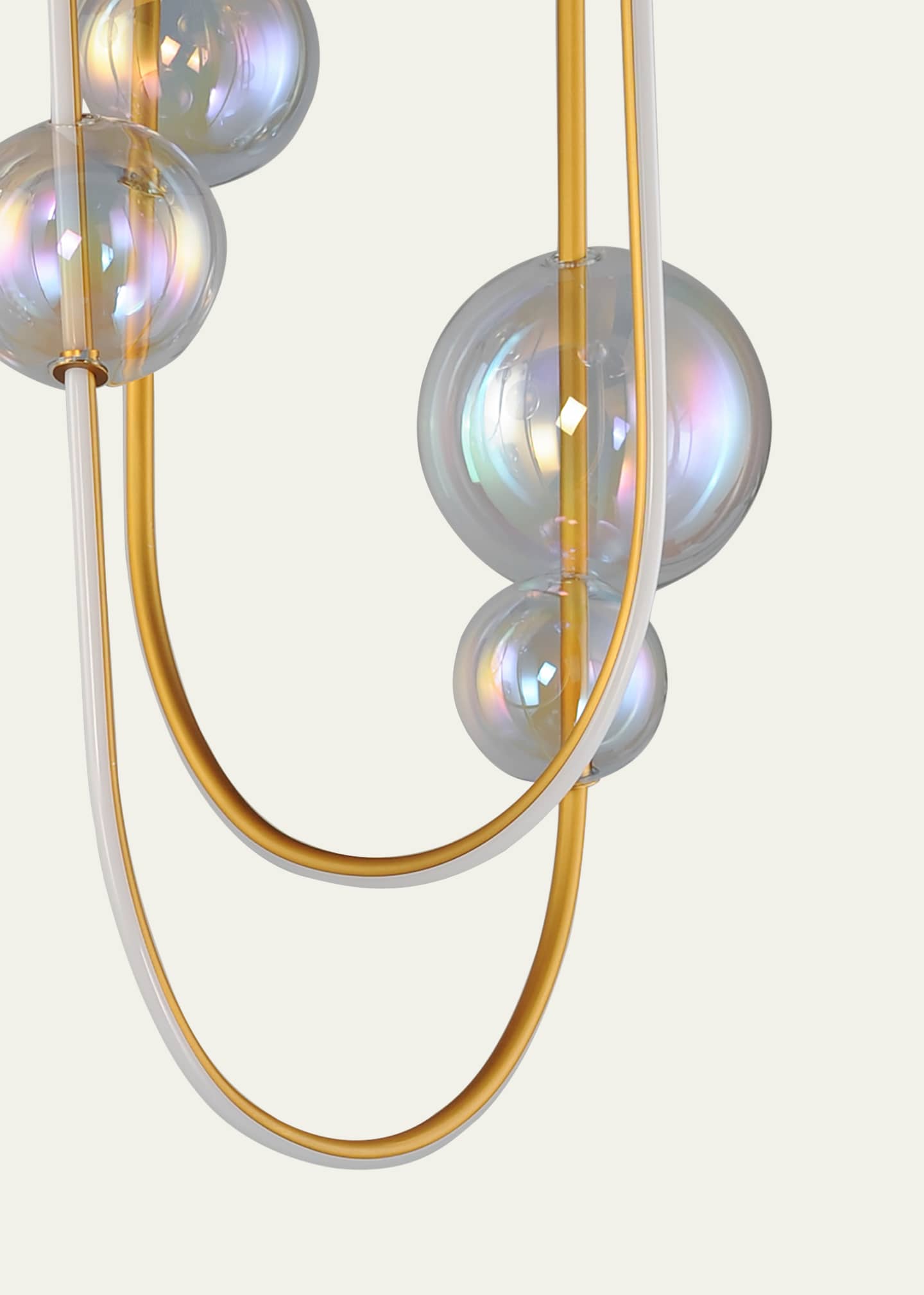 Studio M Dreamer 48" 4-Light Rectilinear LED Chandelier Image 4 of 5
