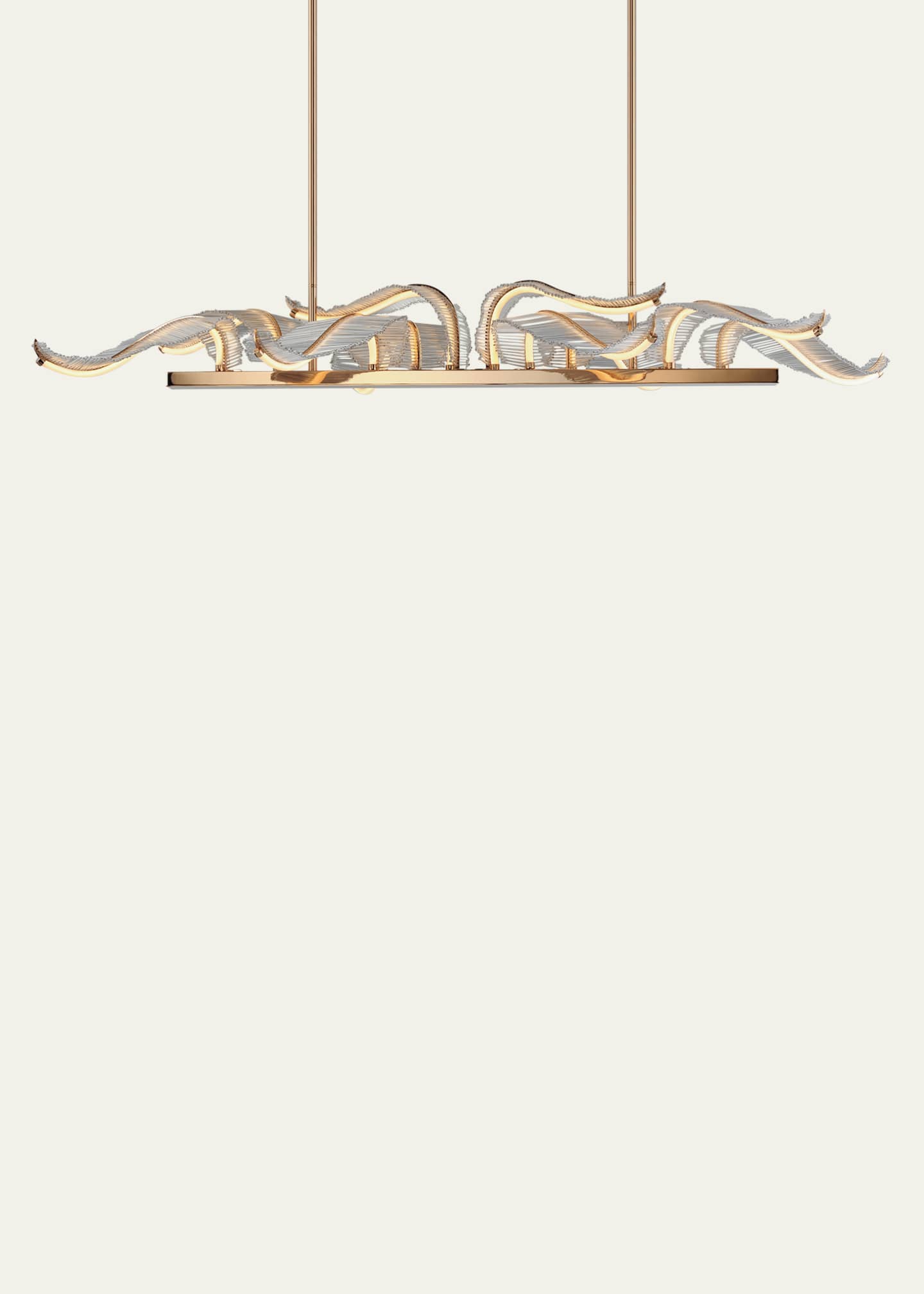 Studio M Lillet 61" 10-Light Linear Chandelier Image 2 of 5