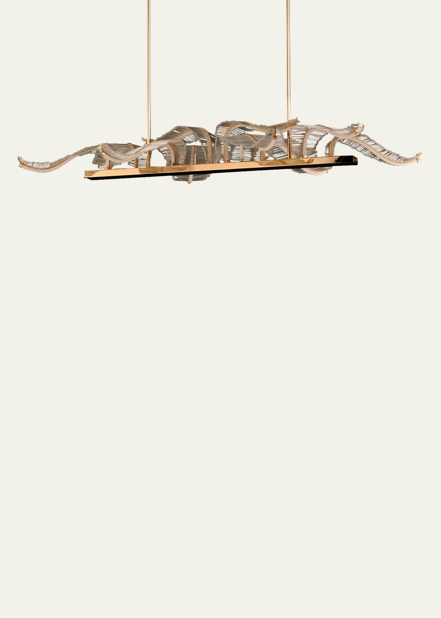 Studio M Lillet 61" 10-Light Linear Chandelier Image 3 of 5