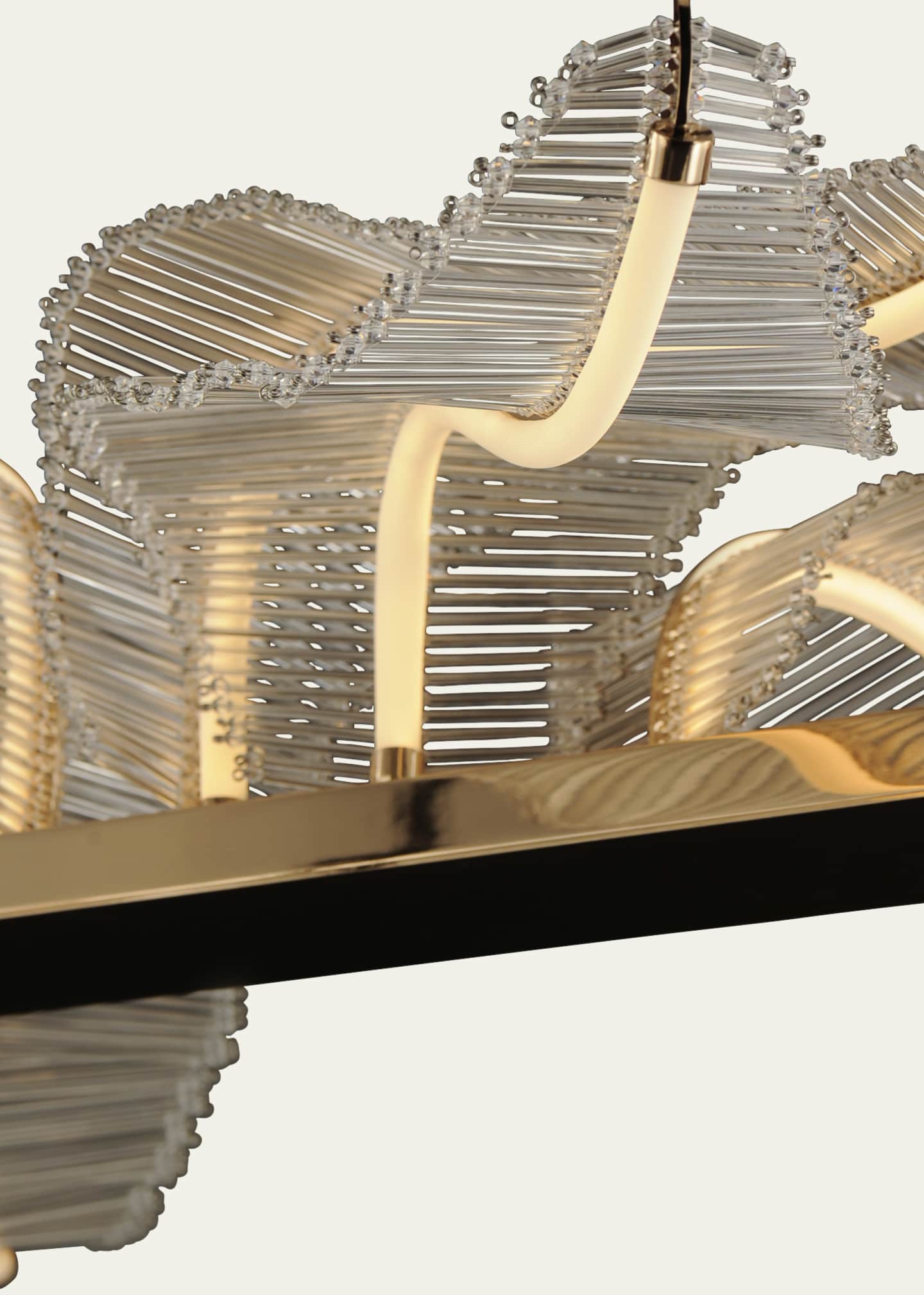 Studio M Lillet 61" 10-Light Linear Chandelier Image 4 of 5