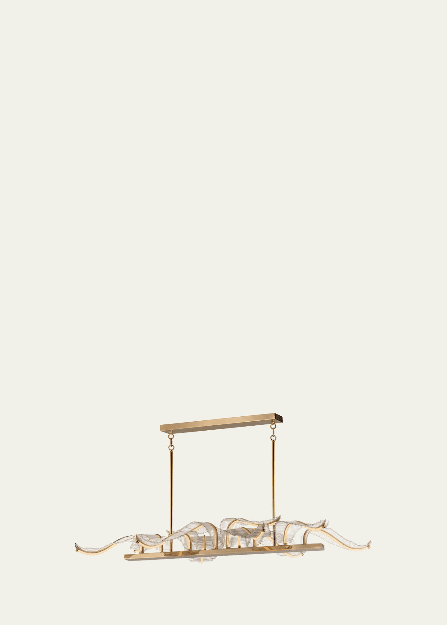 Studio M Lillet 61" 10-Light Linear Chandelier Image 1 of 5