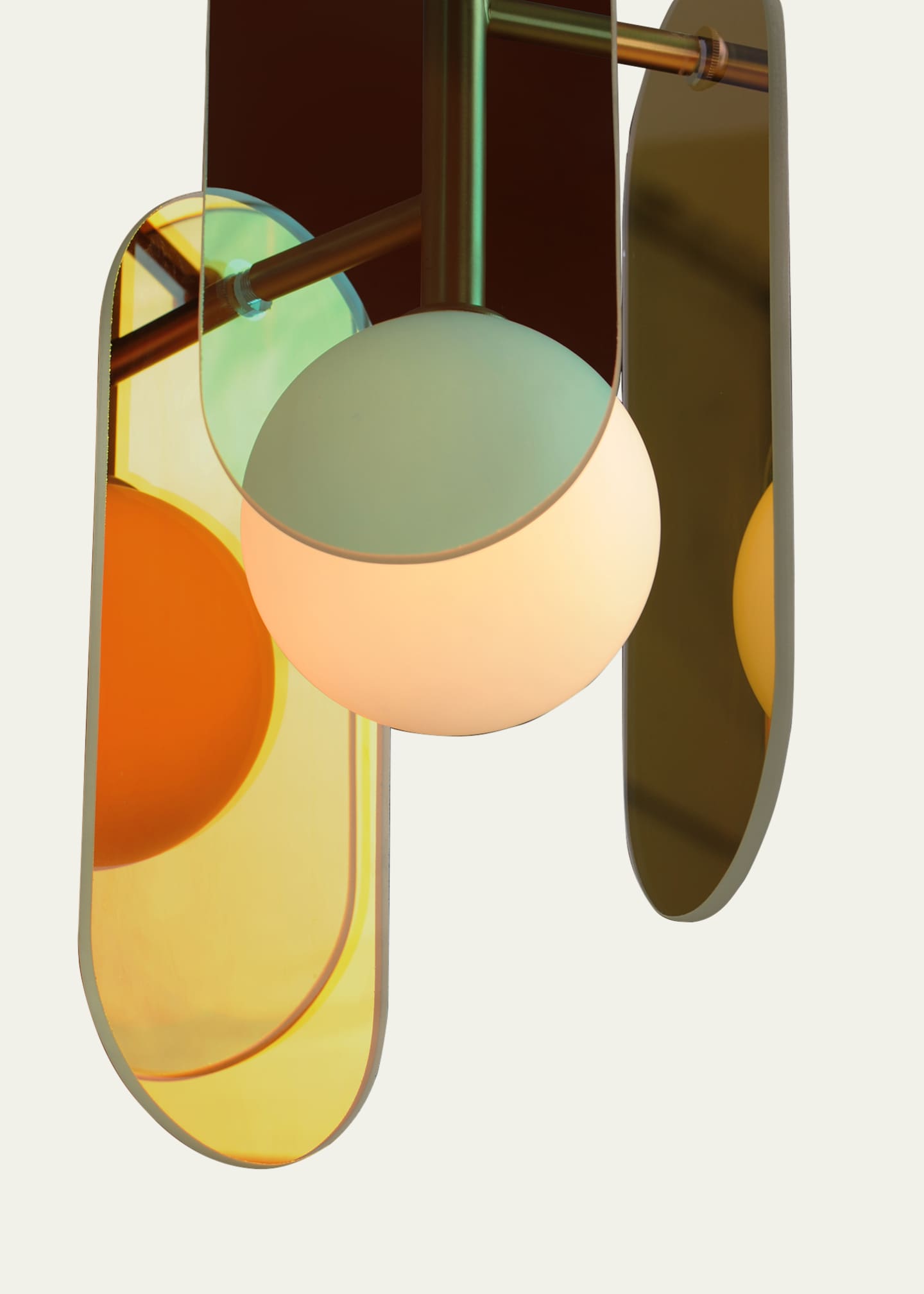 Studio M Megalith Dichroic Glass 17" Pendant Light Image 4 of 5