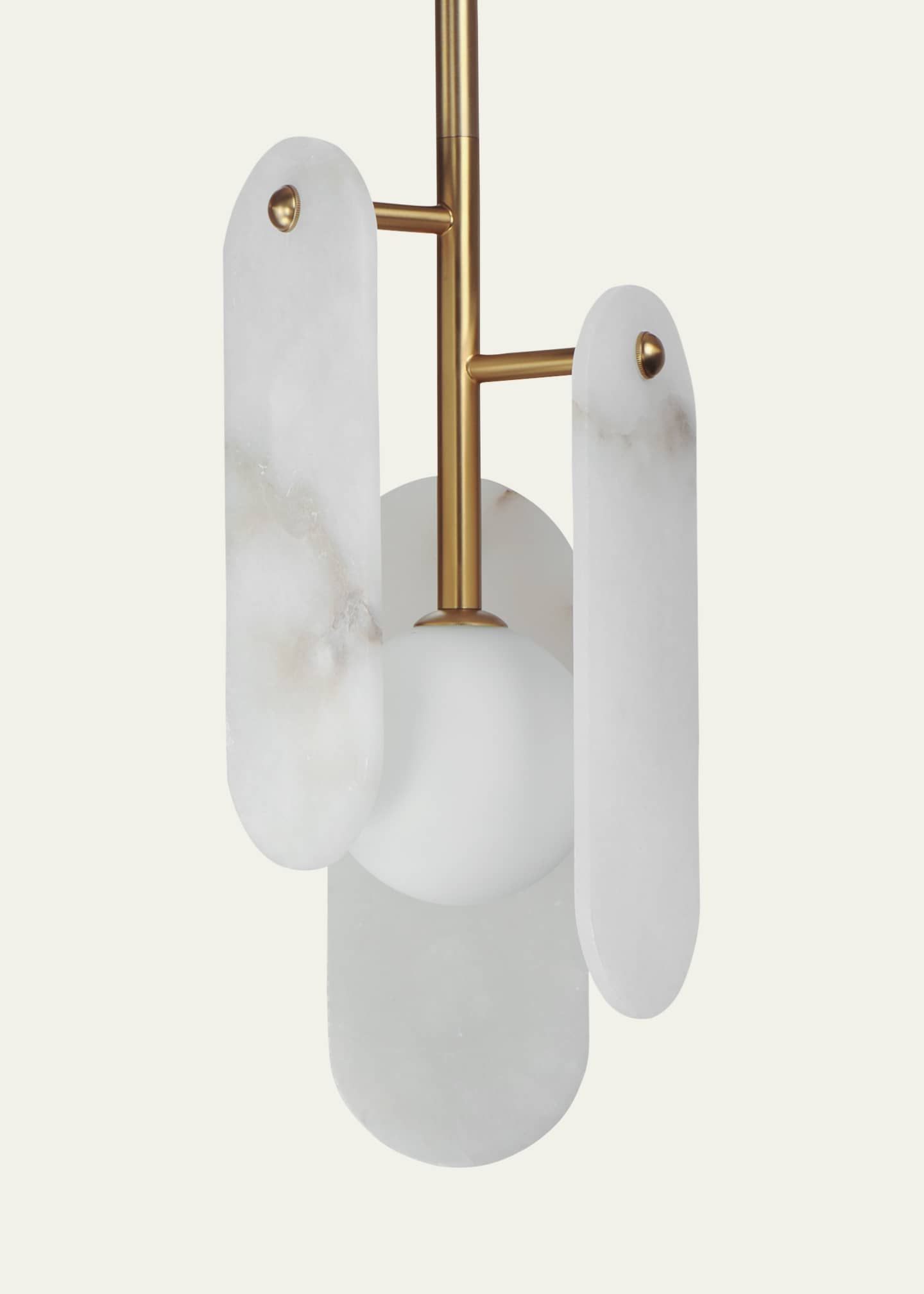 Studio M Megalith Stone Alabaster 30" Pendant Image 3 of 5