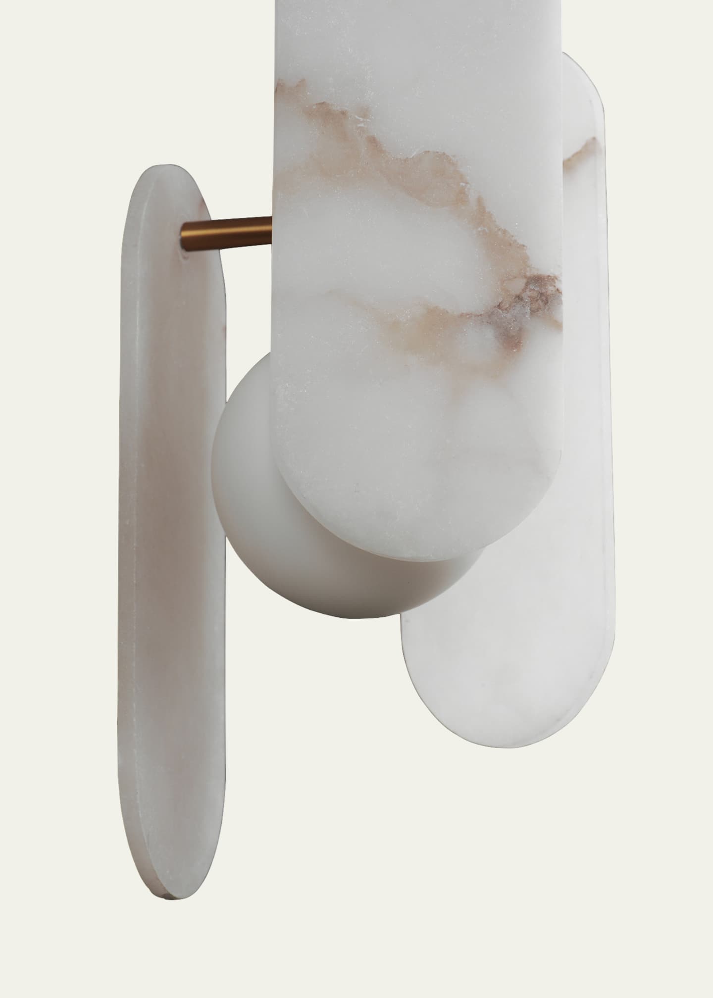 Studio M Megalith Stone Alabaster 30" Pendant Image 4 of 5