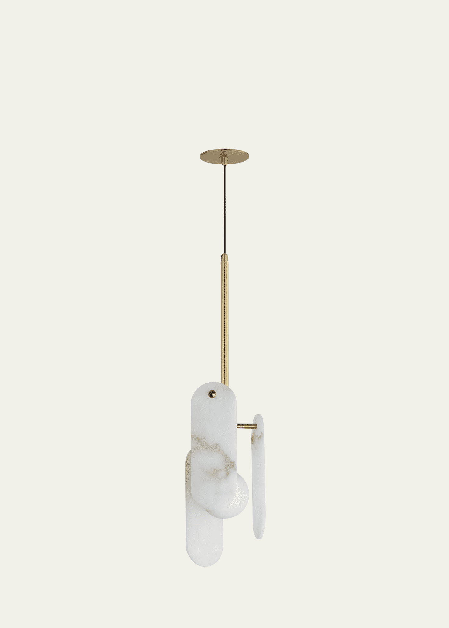 Studio M Megalith Stone Alabaster 30" Pendant Image 1 of 5