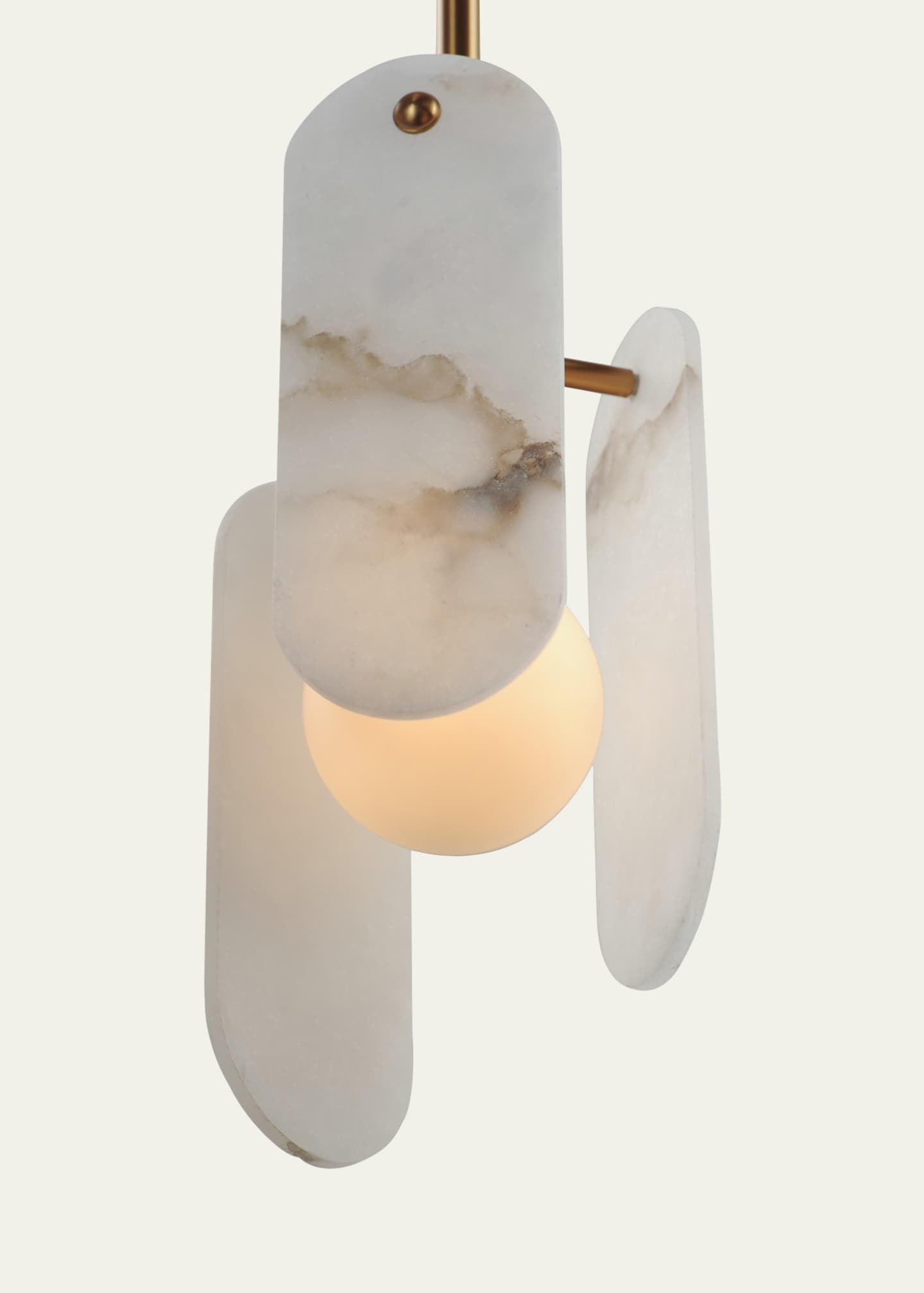 Studio M Megalith Stone Alabaster 30" Pendant Image 5 of 5