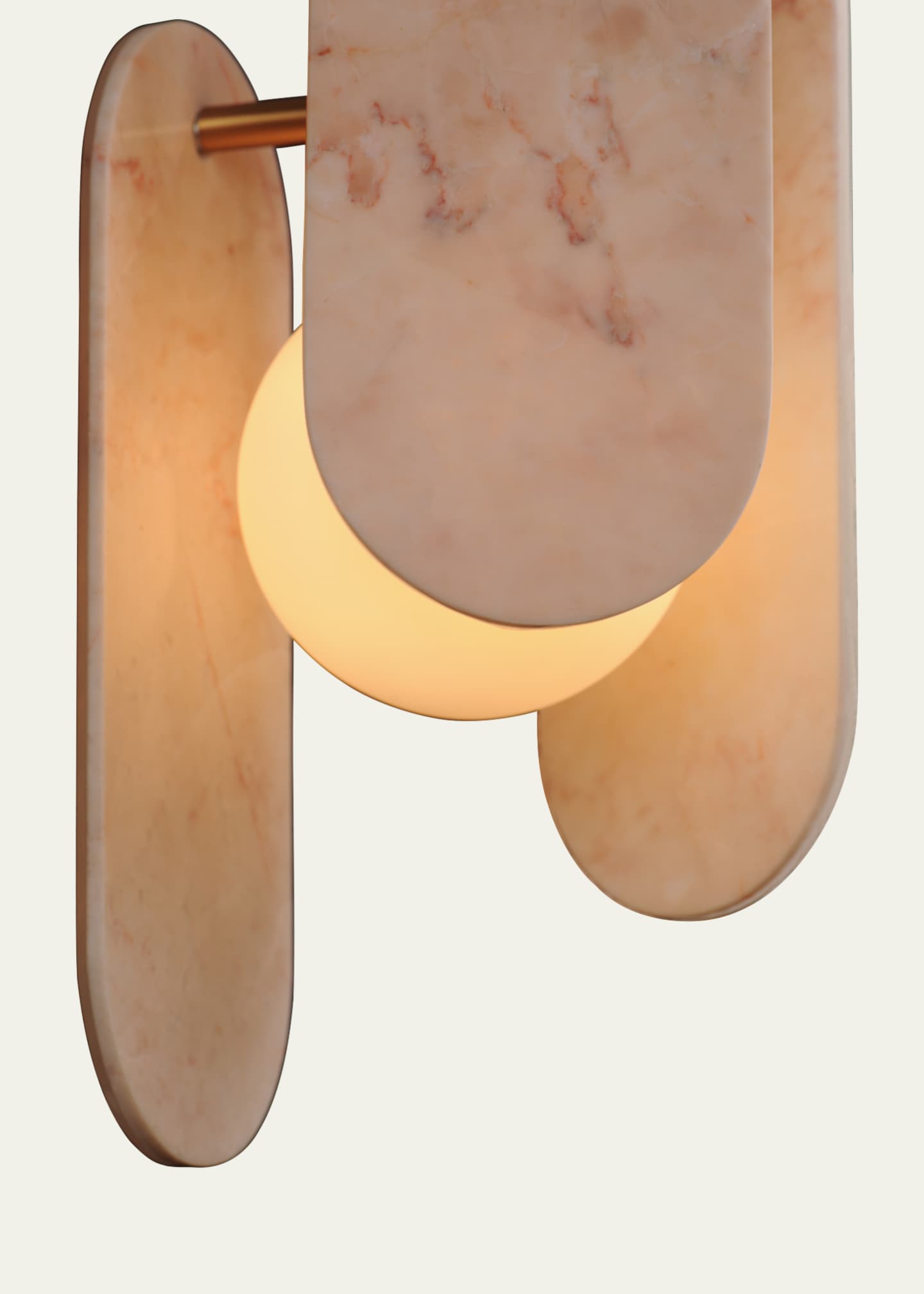Studio M Megalith Stone Rose Jade 30" Pendant Image 5 of 5
