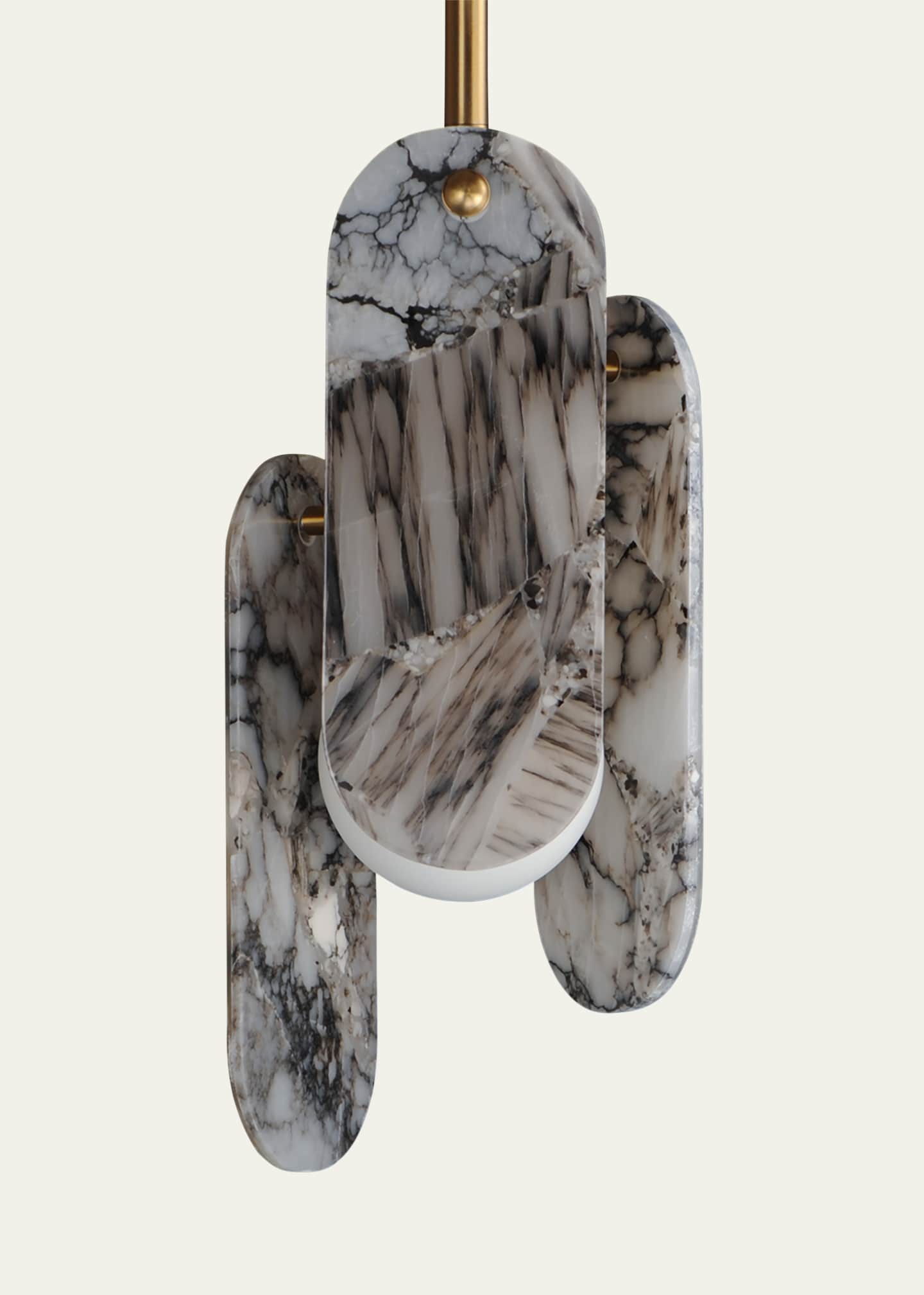 Studio M Megalith Stone Striae Arya 17" Pendant Image 2 of 5