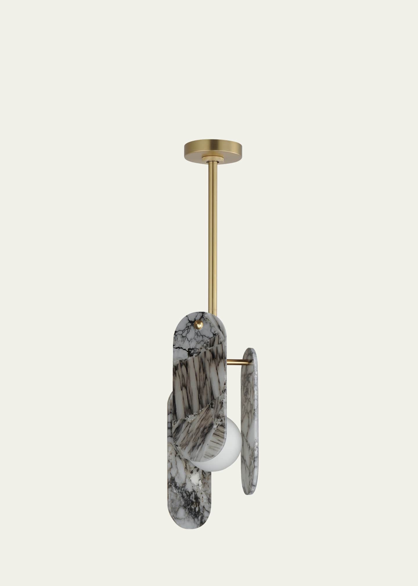 Studio M Megalith Stone Striae Arya 17" Pendant Image 1 of 5