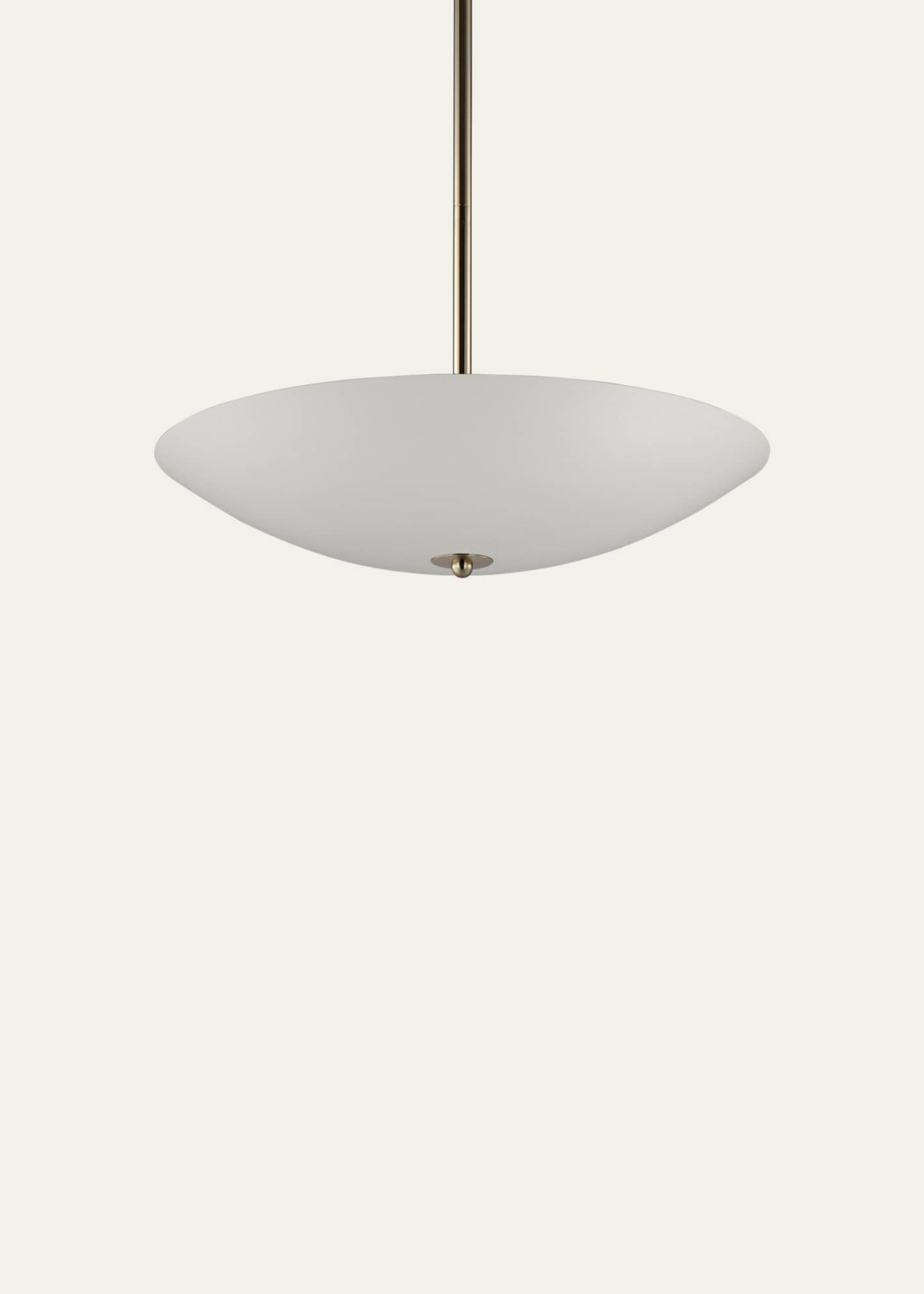 Studio M Vesta 24" White LED Pendant Image 4 of 5