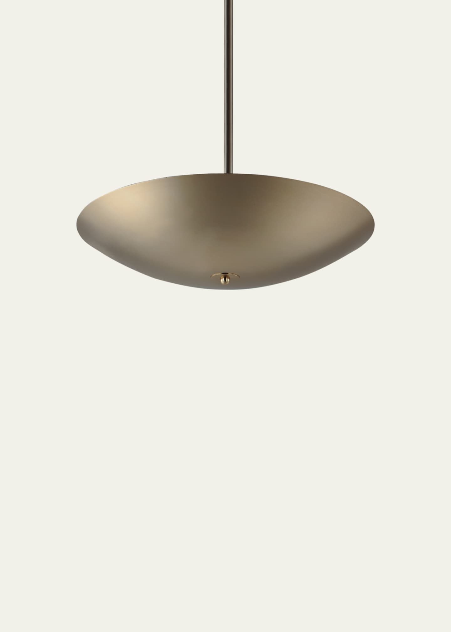 Studio M Vesta 24" French Gold LED Pendant Image 4 of 5