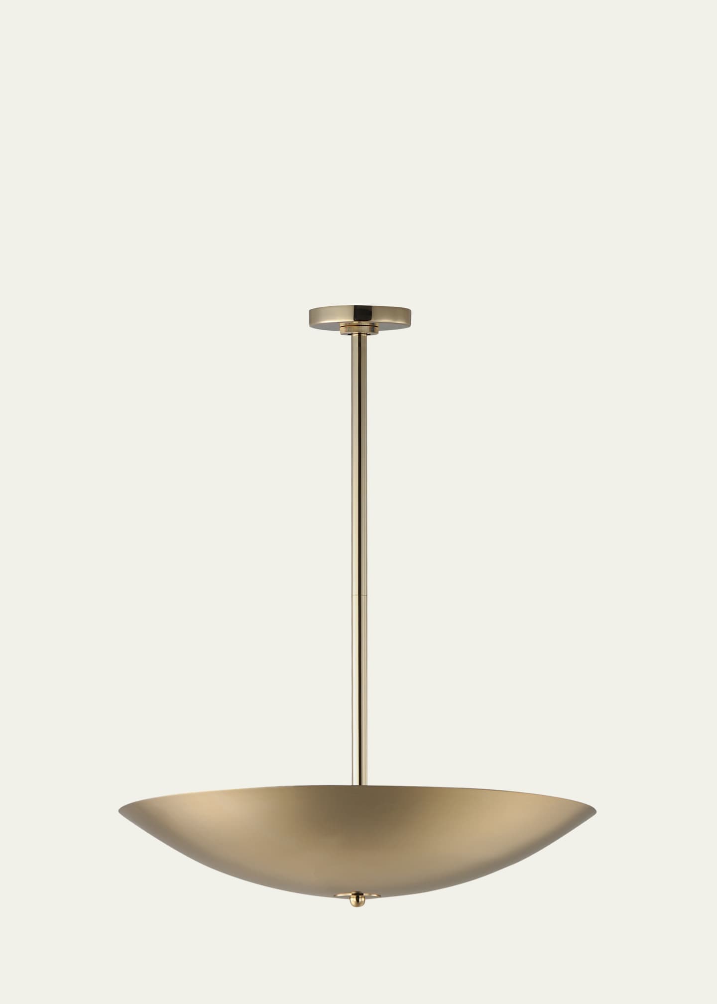 Studio M Vesta 24" French Gold LED Pendant Image 1 of 5