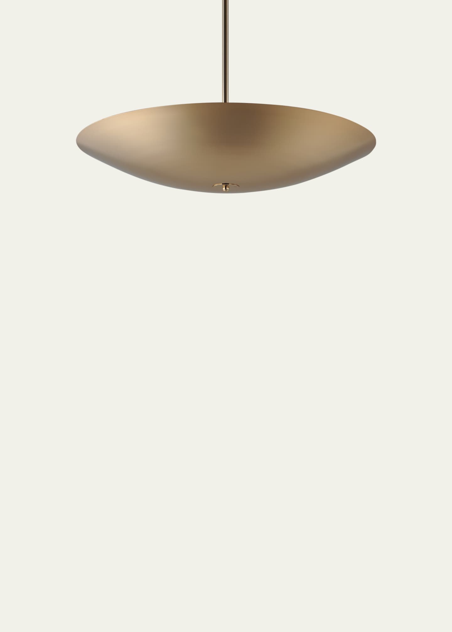 Studio M Vesta 36" French Gold LED Pendant Image 3 of 5