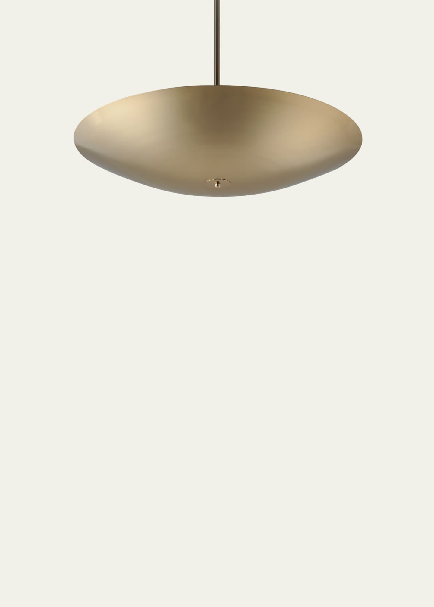 Studio M Vesta 36" French Gold LED Pendant Image 4 of 5