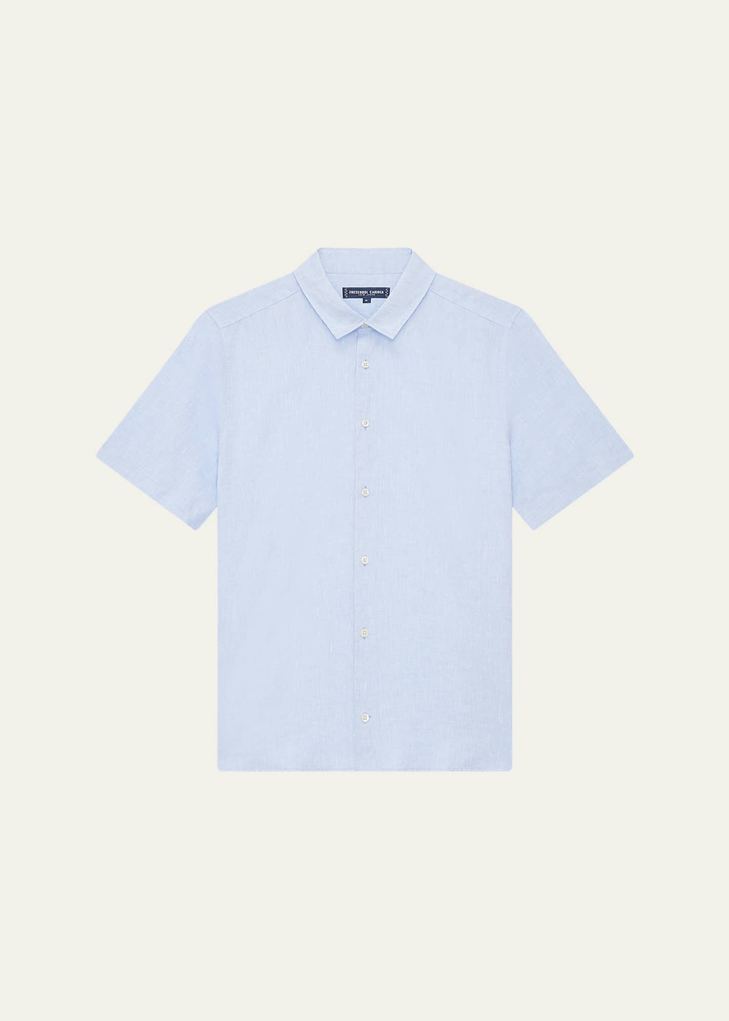Frescobol Carioca Men's Castro Linen Button-Down Shirt