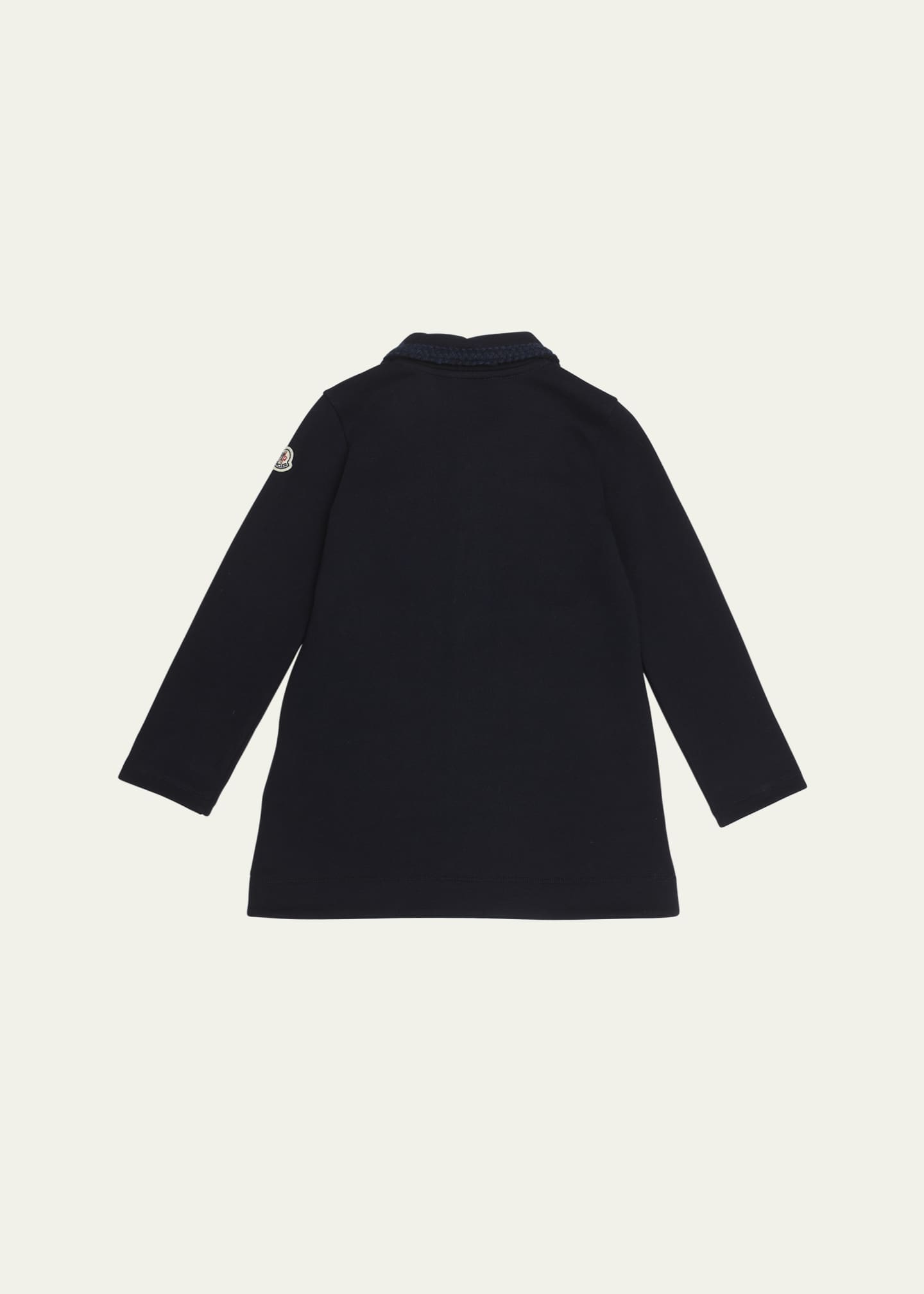 Moncler Girl's Knitted Trim Dress, Size 4-6 Image 2 of 3