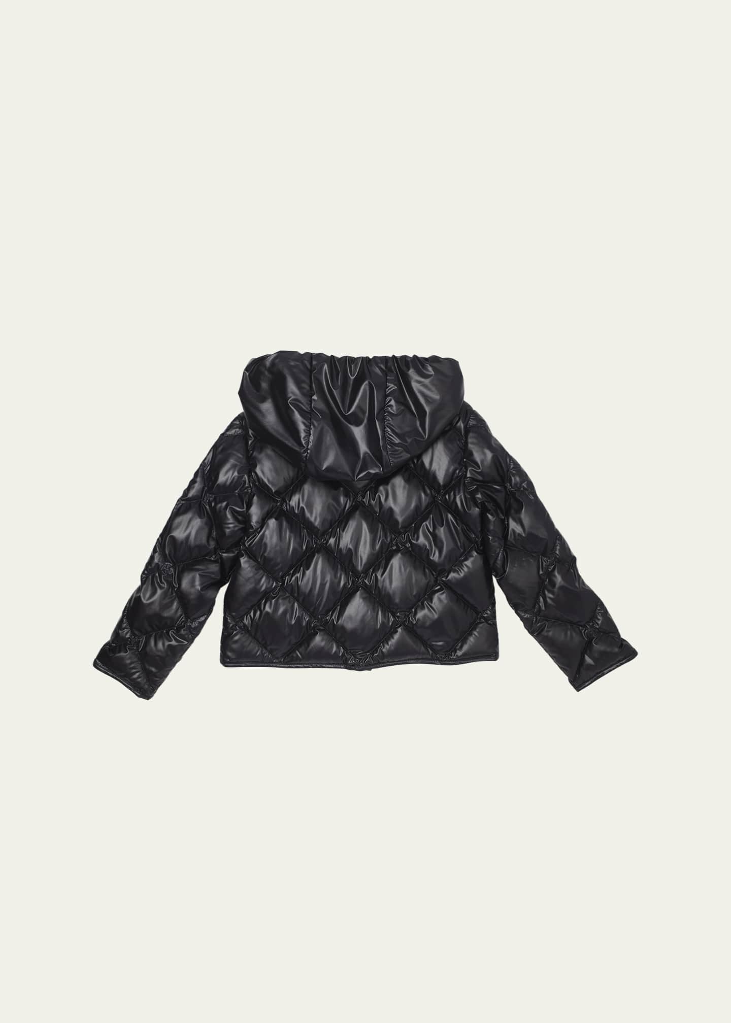 Moncler Boy s Marusya Knit Trim Puffer Jacket Size 8 14