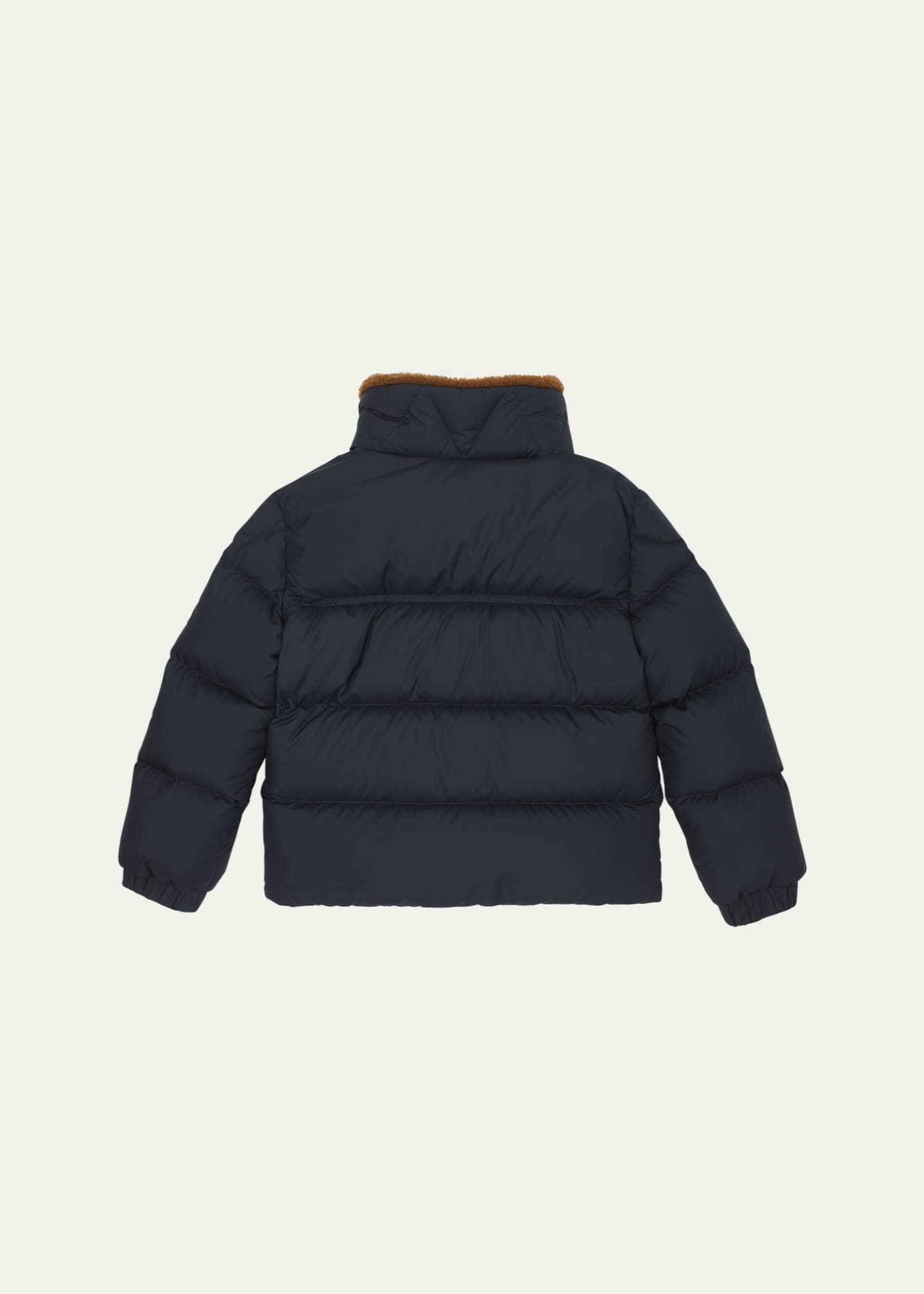 Moncler Boy's Cayden Faux Fur Trim Jacket, Size 8-14 Image 2 of 3