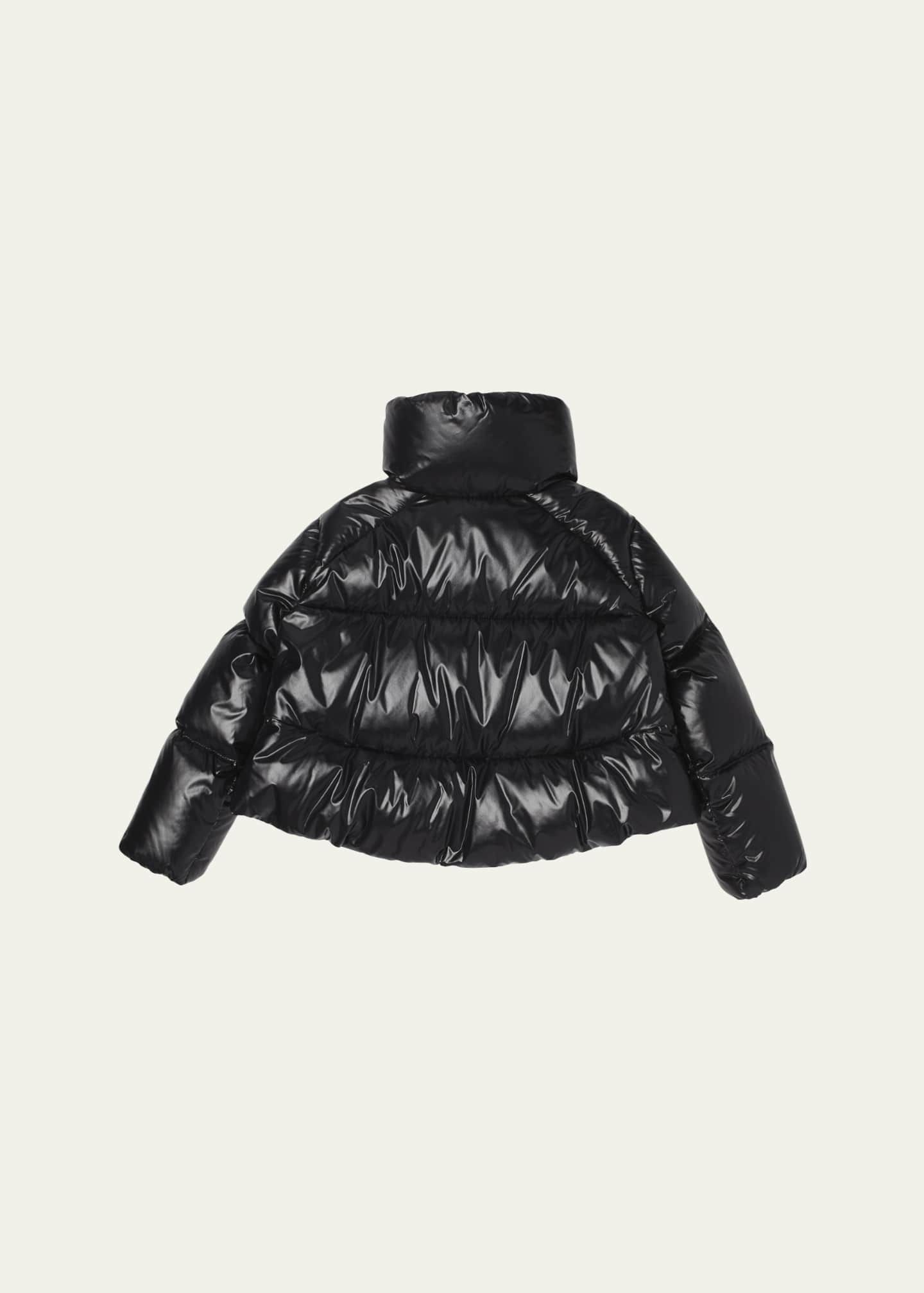 Moncler cropped puffer jacket online