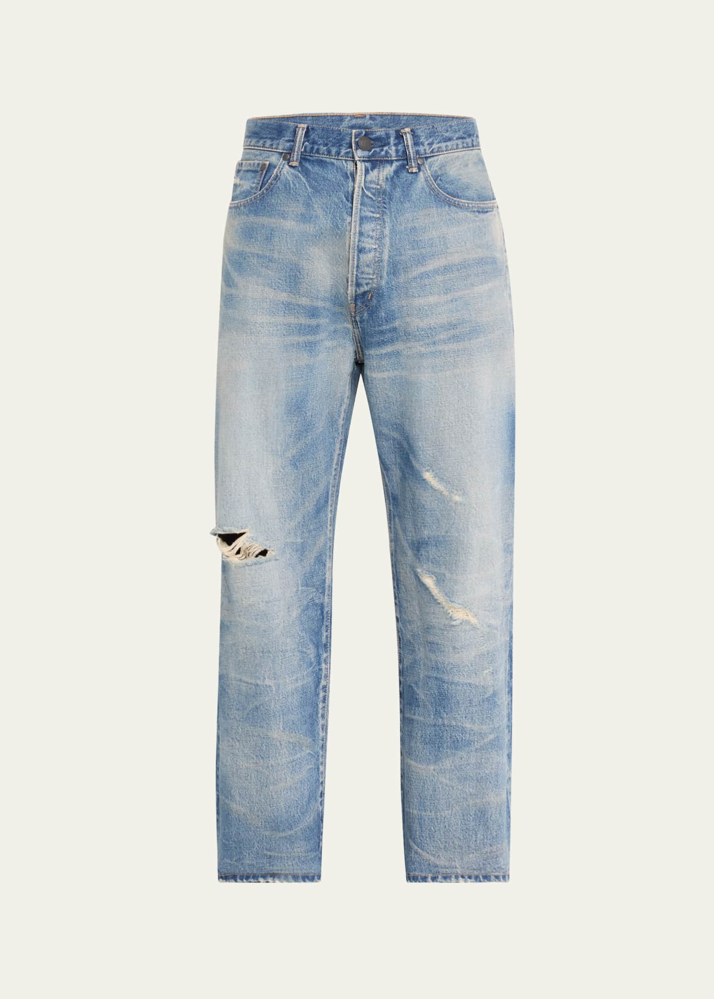 John Elliott Men's Wyatt Juliette Baggy Jeans Image 1 of 5