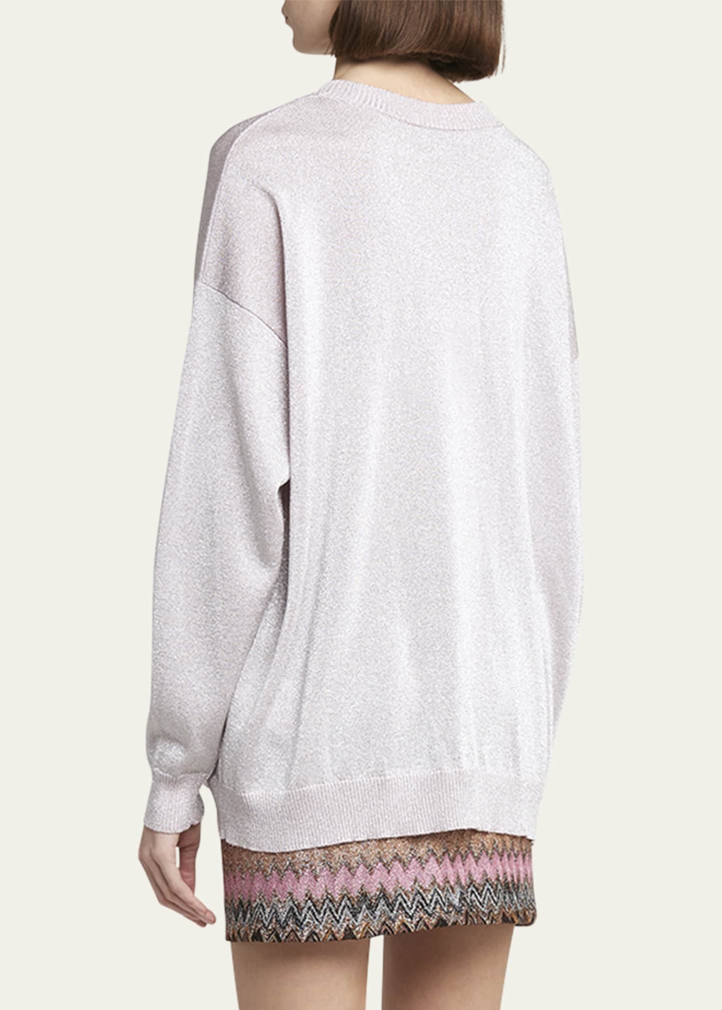 Missoni Oversized Metallic Sweater - Bergdorf Goodman