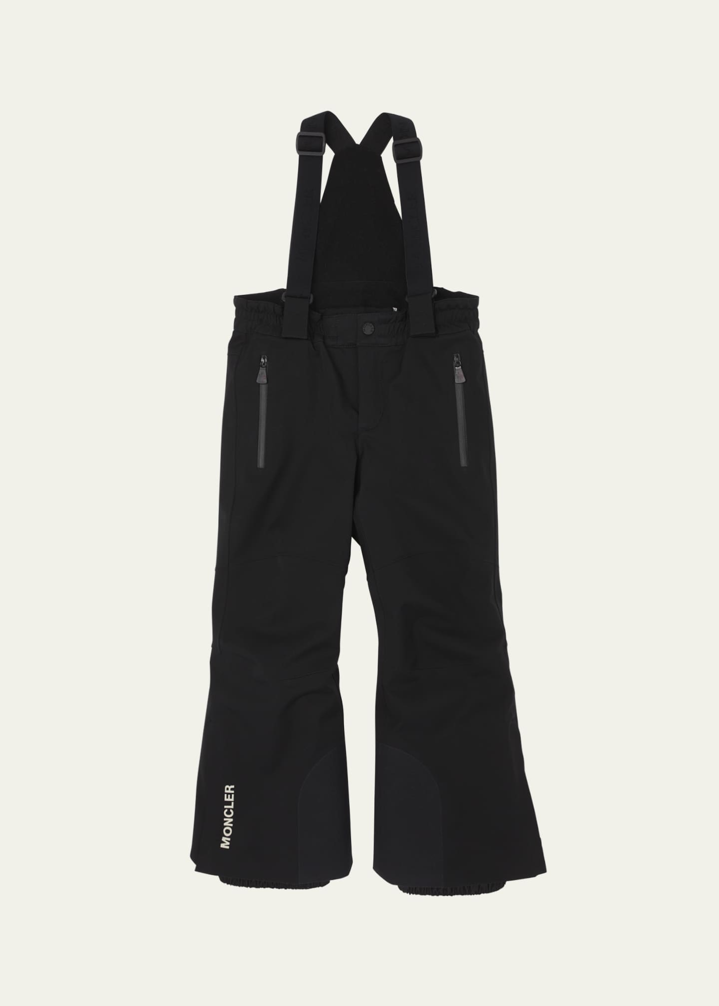 Moncler Grenoble Kid's Logo-Print Ski Trousers, Size 8-14 Image 1 of 3