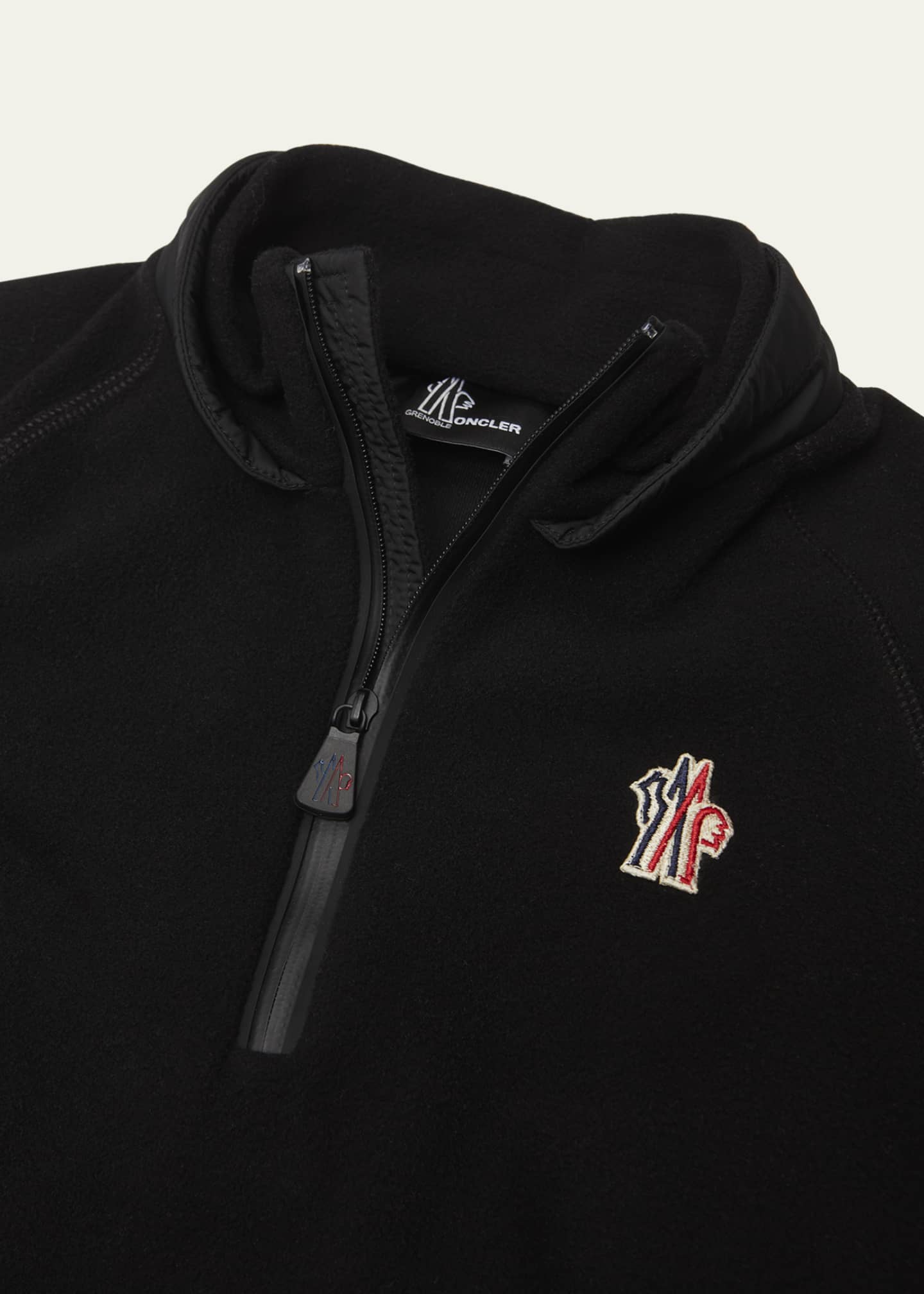 Moncler Grenoble Kid's Embroidered Logo-Print Sweatshirt, Size 8-14 Image 3 of 3