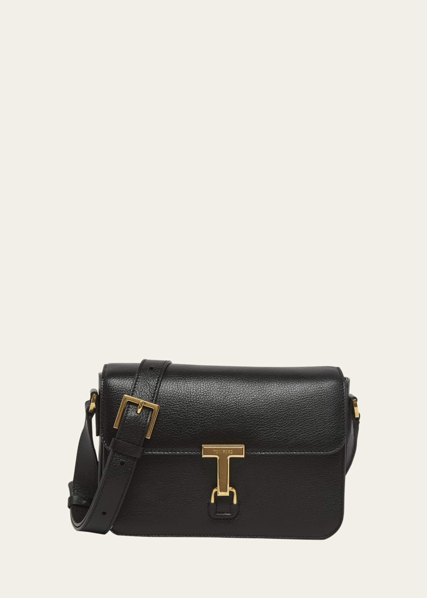 TOM FORD Men's Monarch Grained Leather Messenger Bag Image 1 of 5