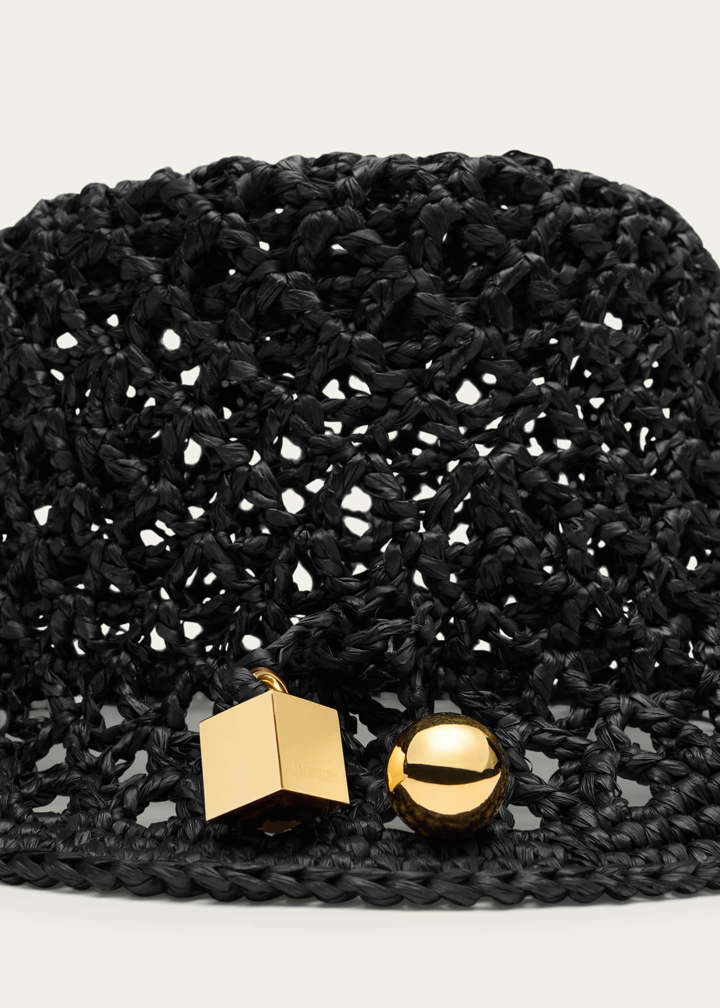 Jacquemus Le Bob Spiaggia Woven Raffia Bucket Hat Image 2 of 2