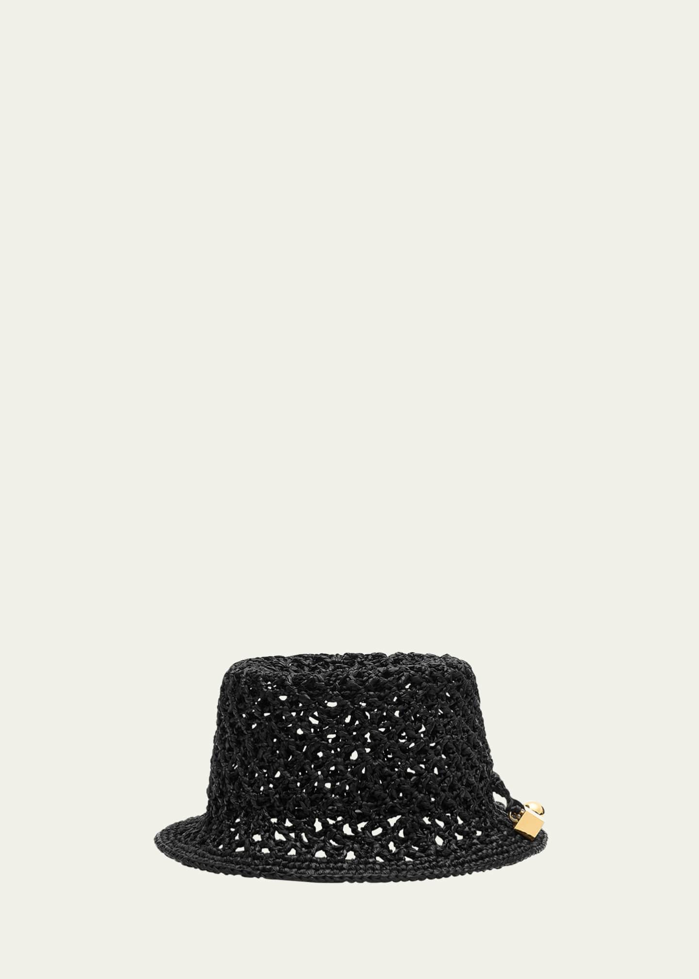 Jacquemus Le Bob Spiaggia Woven Raffia Bucket Hat Image 1 of 2