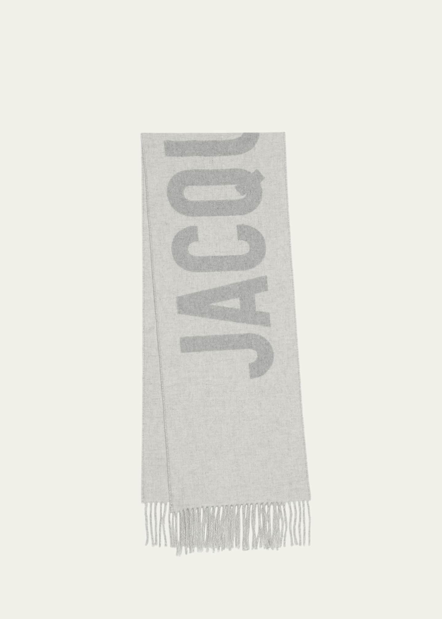Jacquemus Le Charpe Logo Virgin Wool Scarf - Bergdorf Goodman