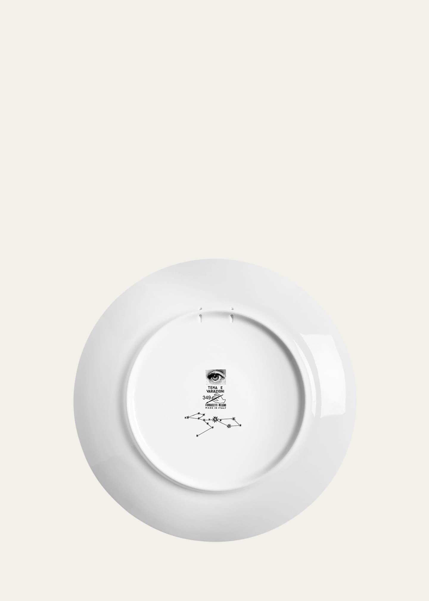Fornasetti Tema e Variazioni n.349 Wall Plate Image 2 of 2