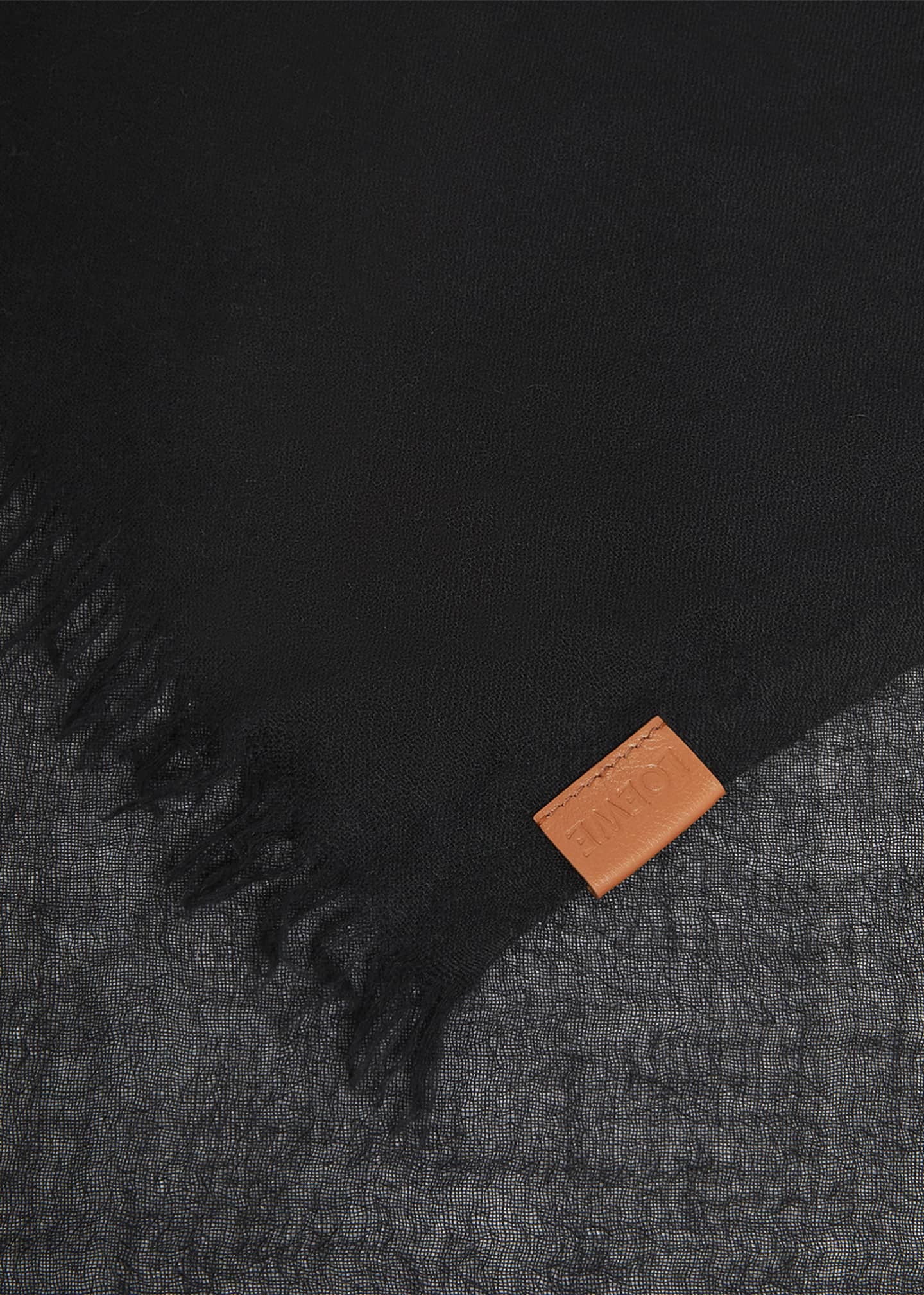 Loewe Lightweight Cashmere Scarf Image 4 of 4