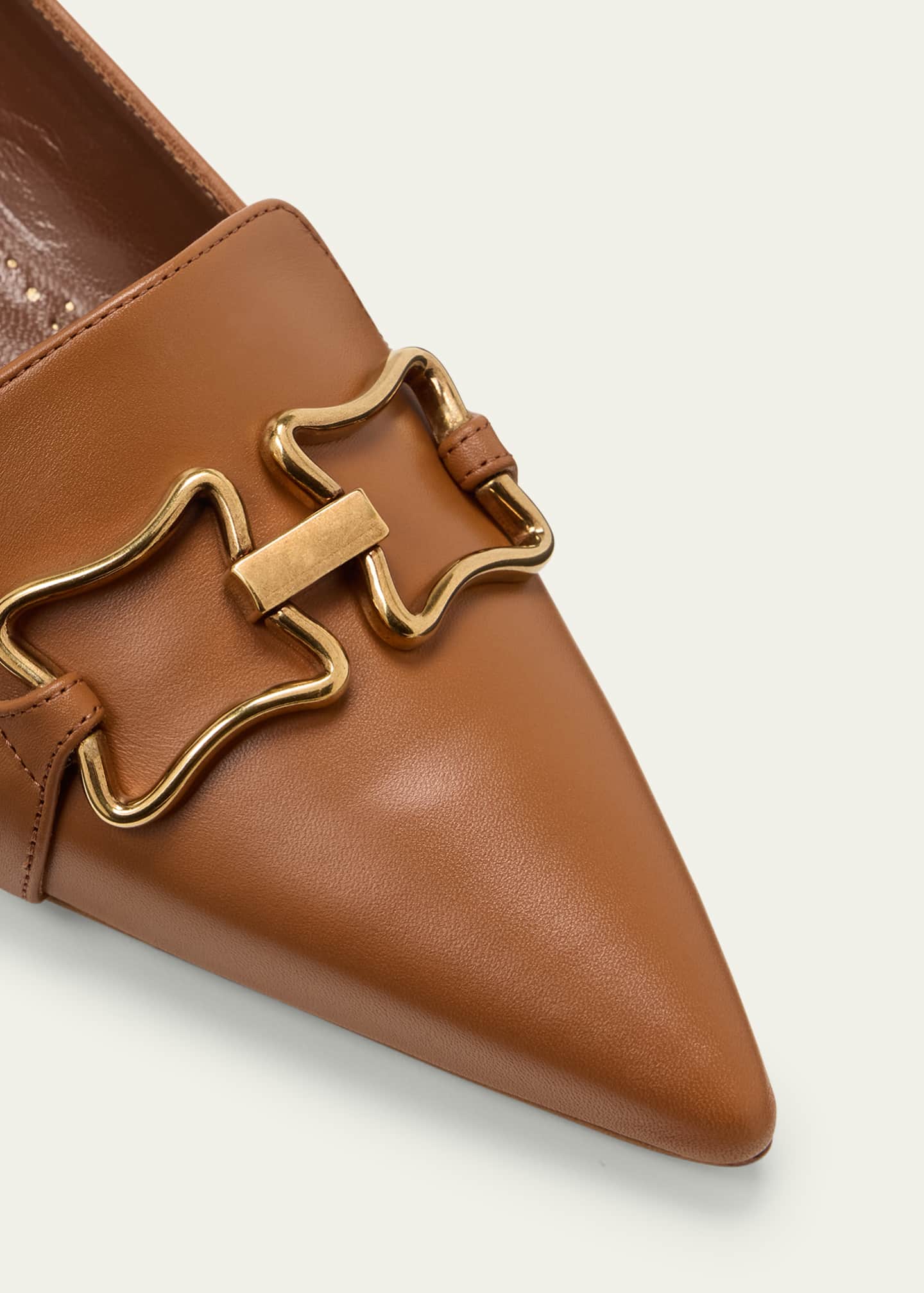 Manolo Blahnik Phobepla Two-Buckle Pumps Image 5 of 5